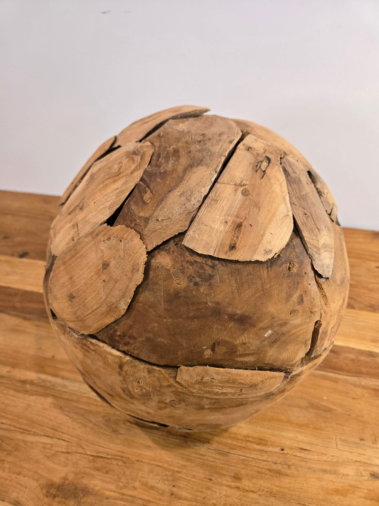 Medium Teak Wood Ball - 5