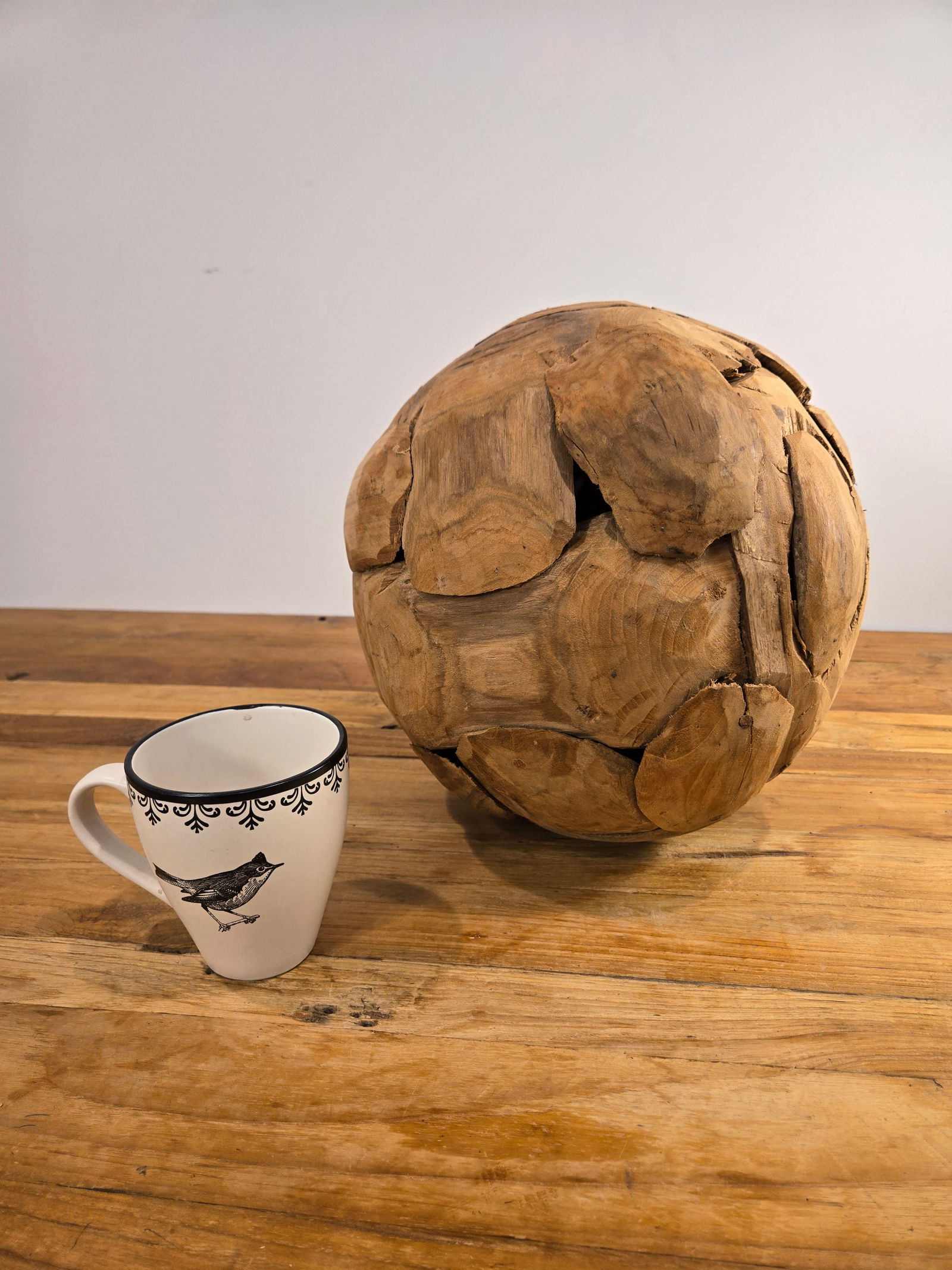 Medium Teak Wood Ball - 7