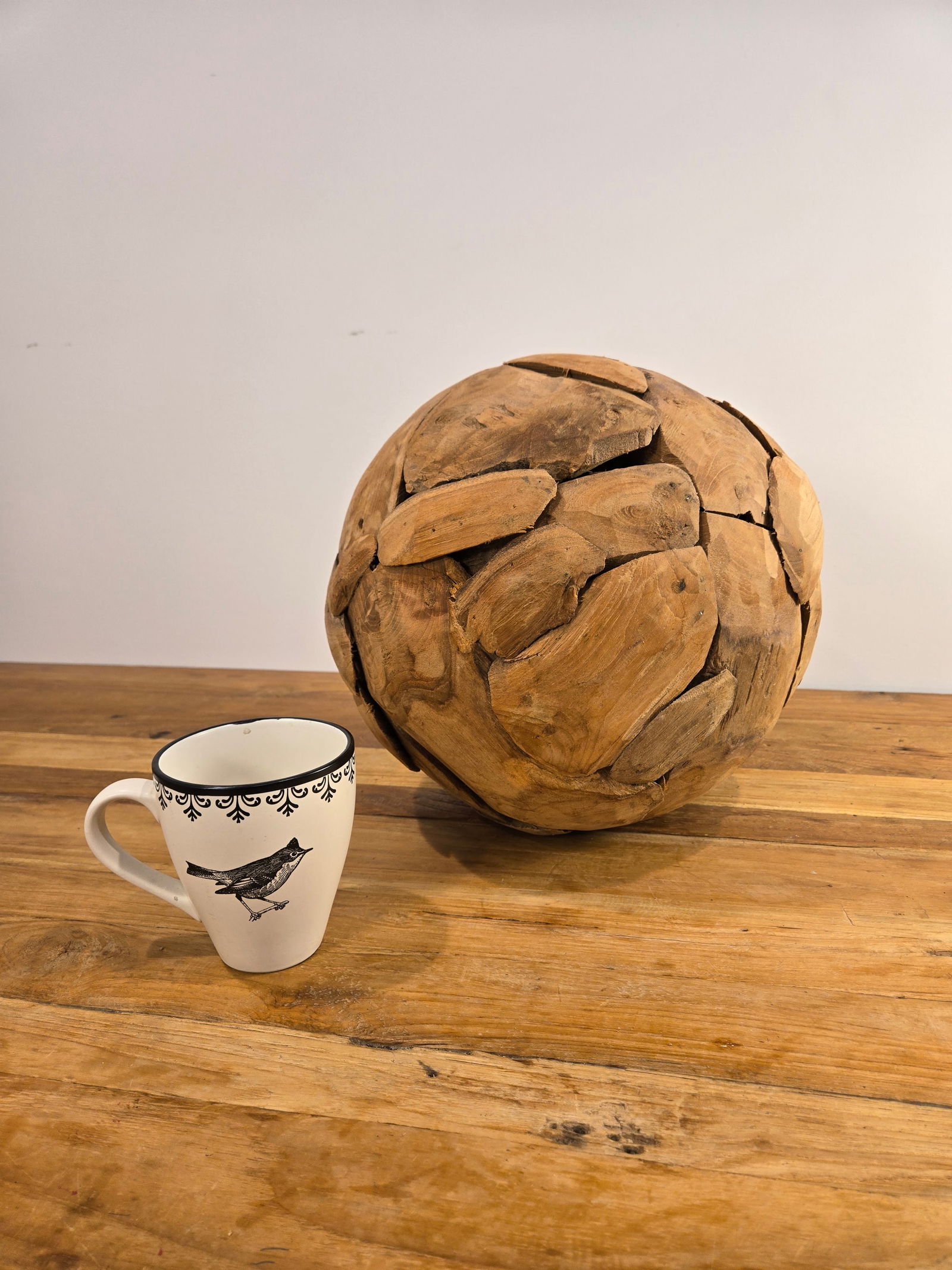 Medium Teak Wood Ball - 5