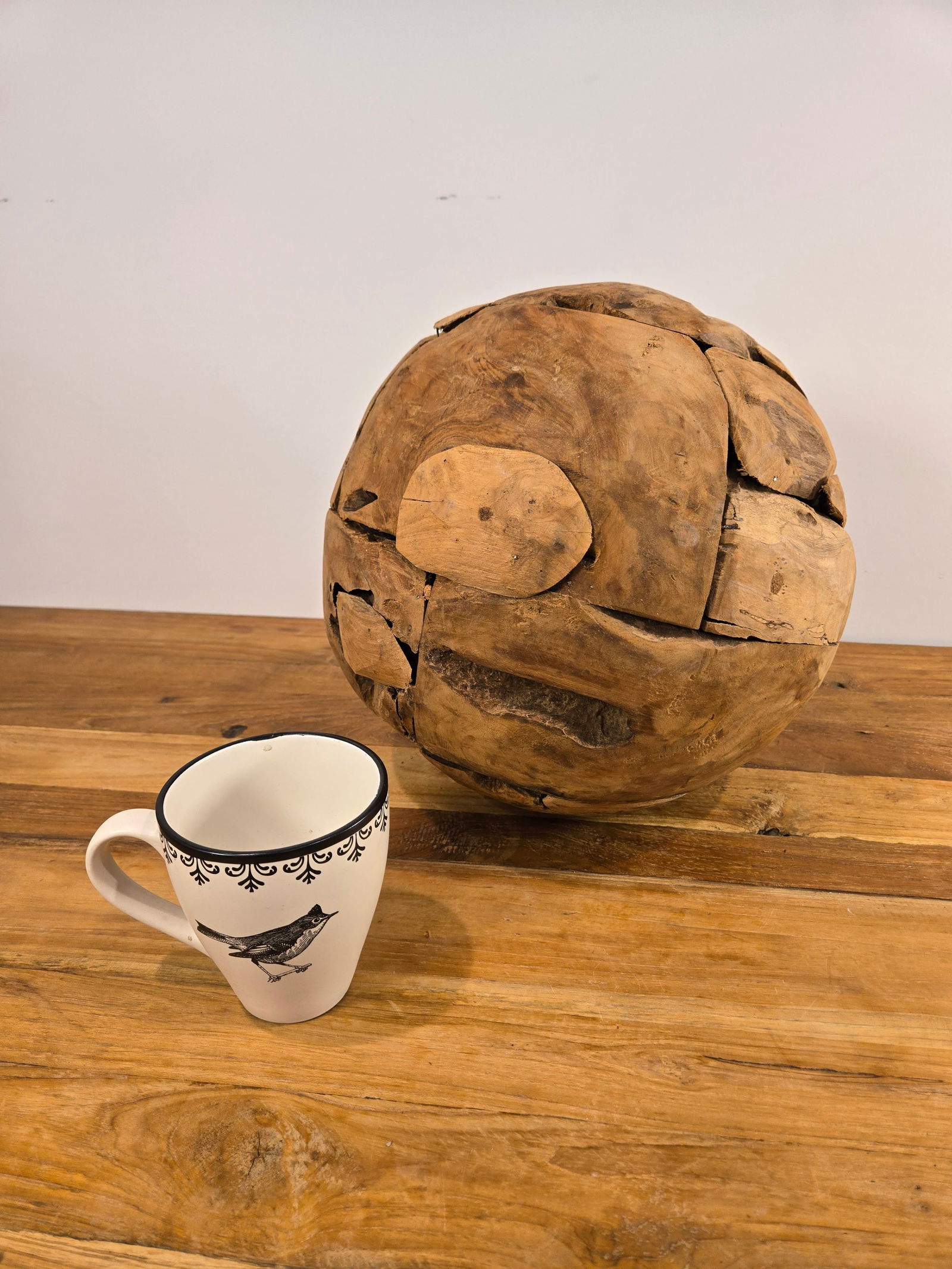 Medium Teak Wood Ball - 5