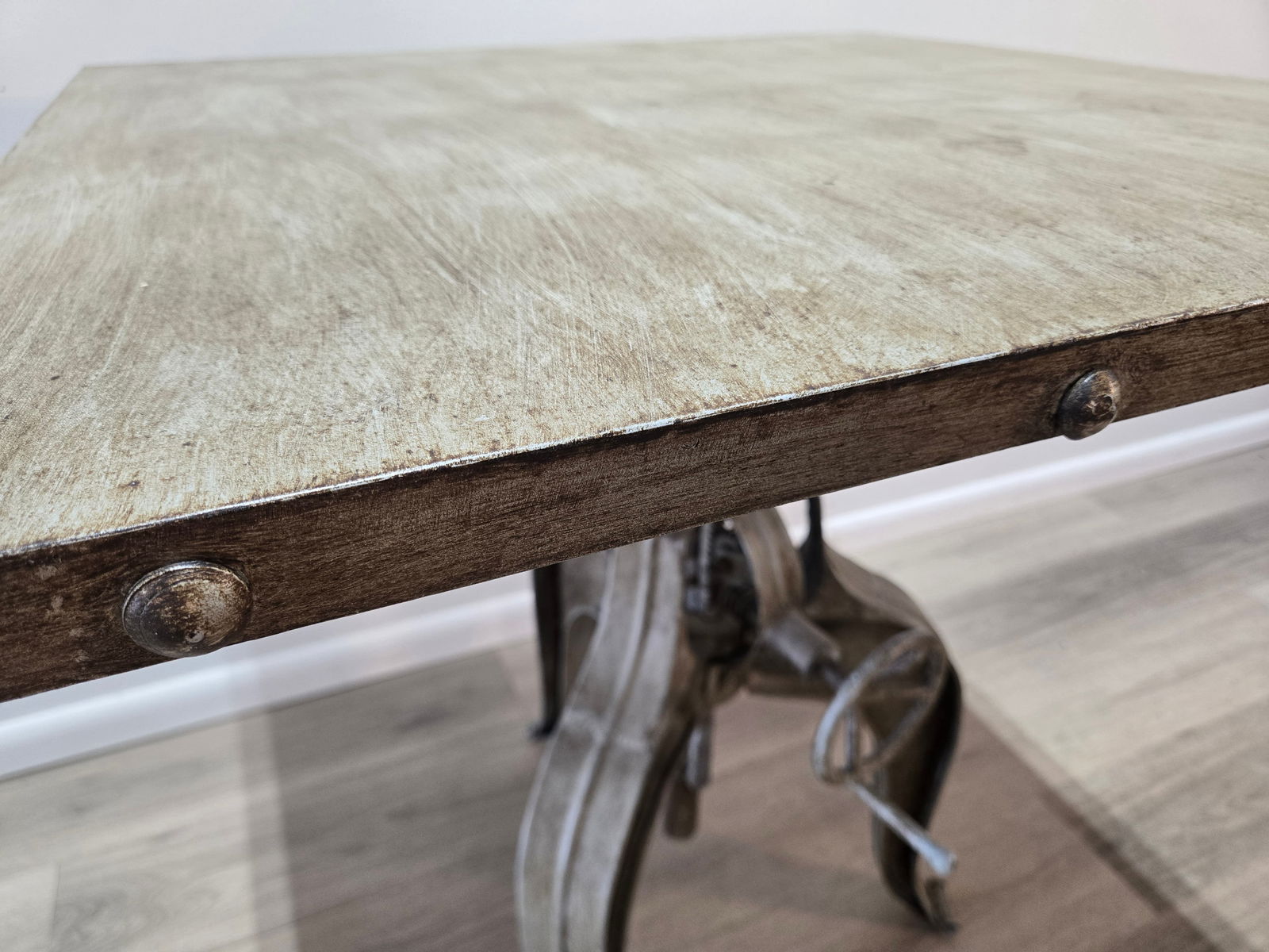 Adjustable Crank Table - Square Top - 5