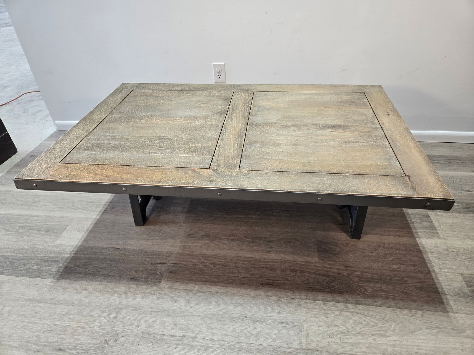 Adjustable Crank Coffee Table - Rectangle - 2