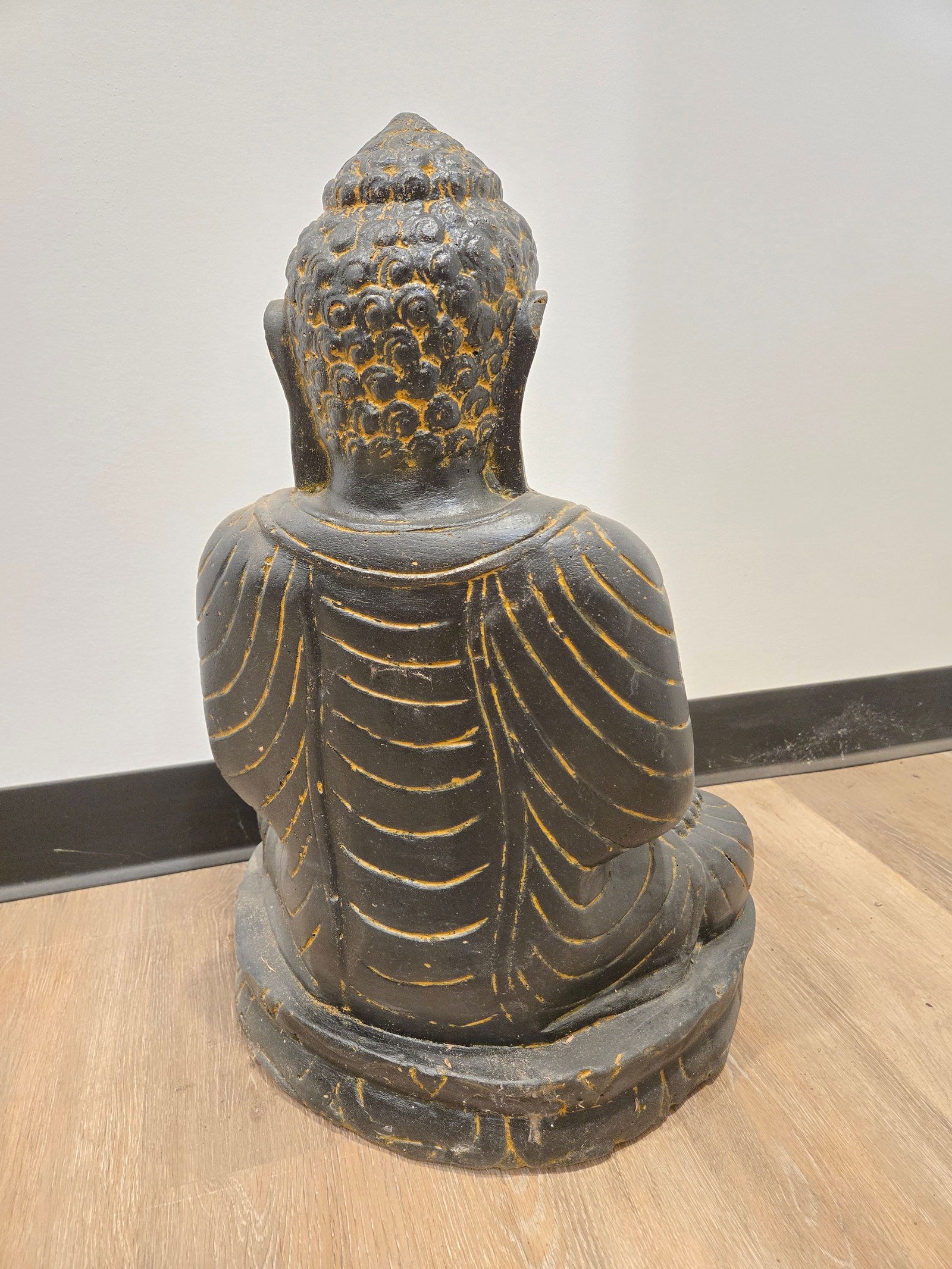 Casted Lava Stone Buddha - 6