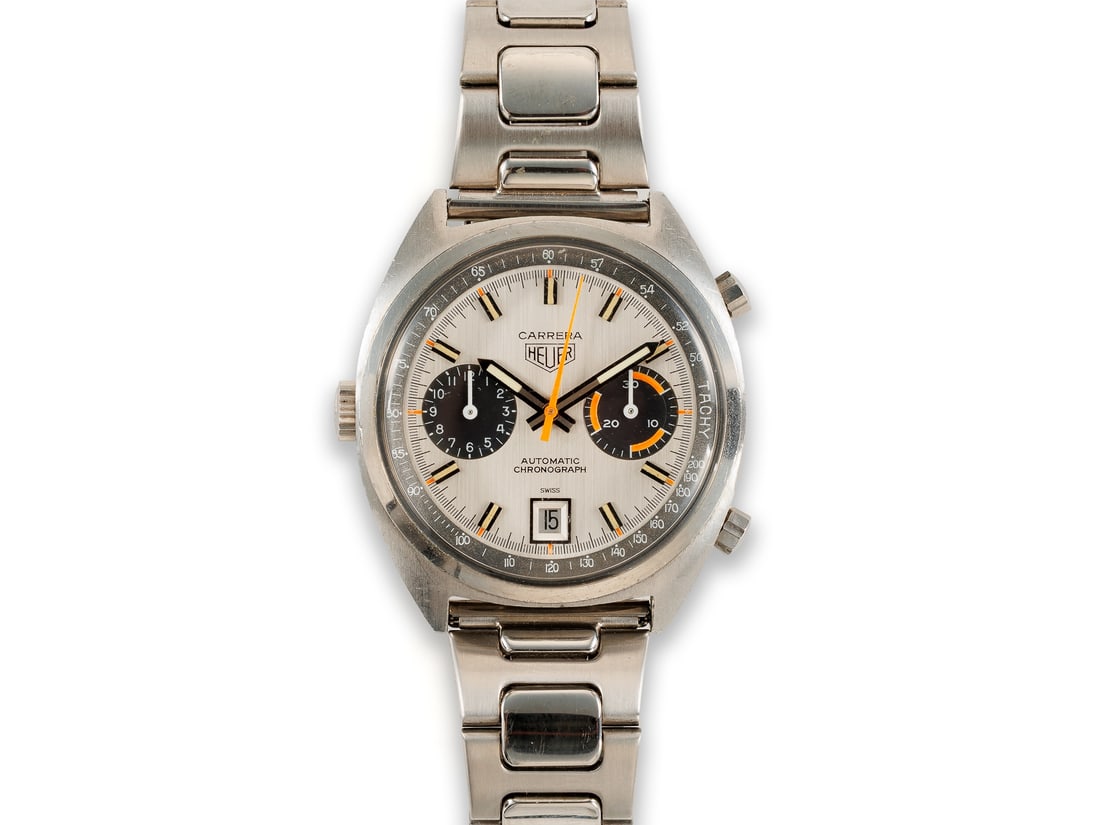 Heuer men's wristwatch, Carrera, reference: 1153, circa 1970 (1 of 6)