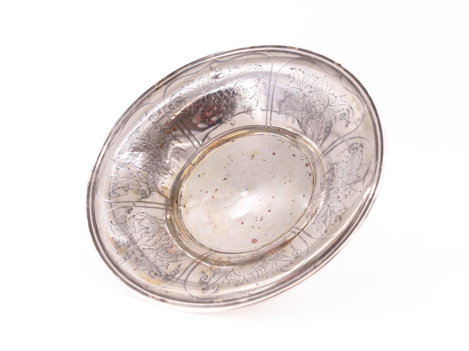 Silver bowl, 13 lot, first half of the 19th century (1 of 4)