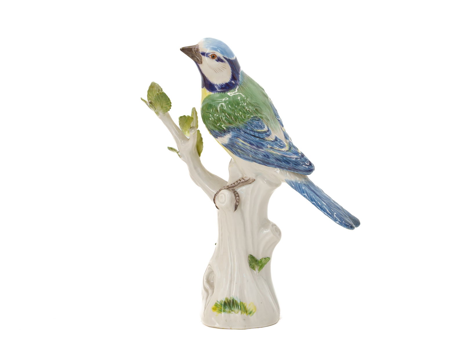 Johann Joachim Kändler (1706-1775) “Tit on a trunk”, Meissen, after 1934: Johann Joachim Kändler (1706-1775) “Tit on a trunk”, Meissen, after 1934Fine porcelain sculpture "Tit on a branch" from the Meissen manufactory, 1st choice. Design Johann Joachim, mod