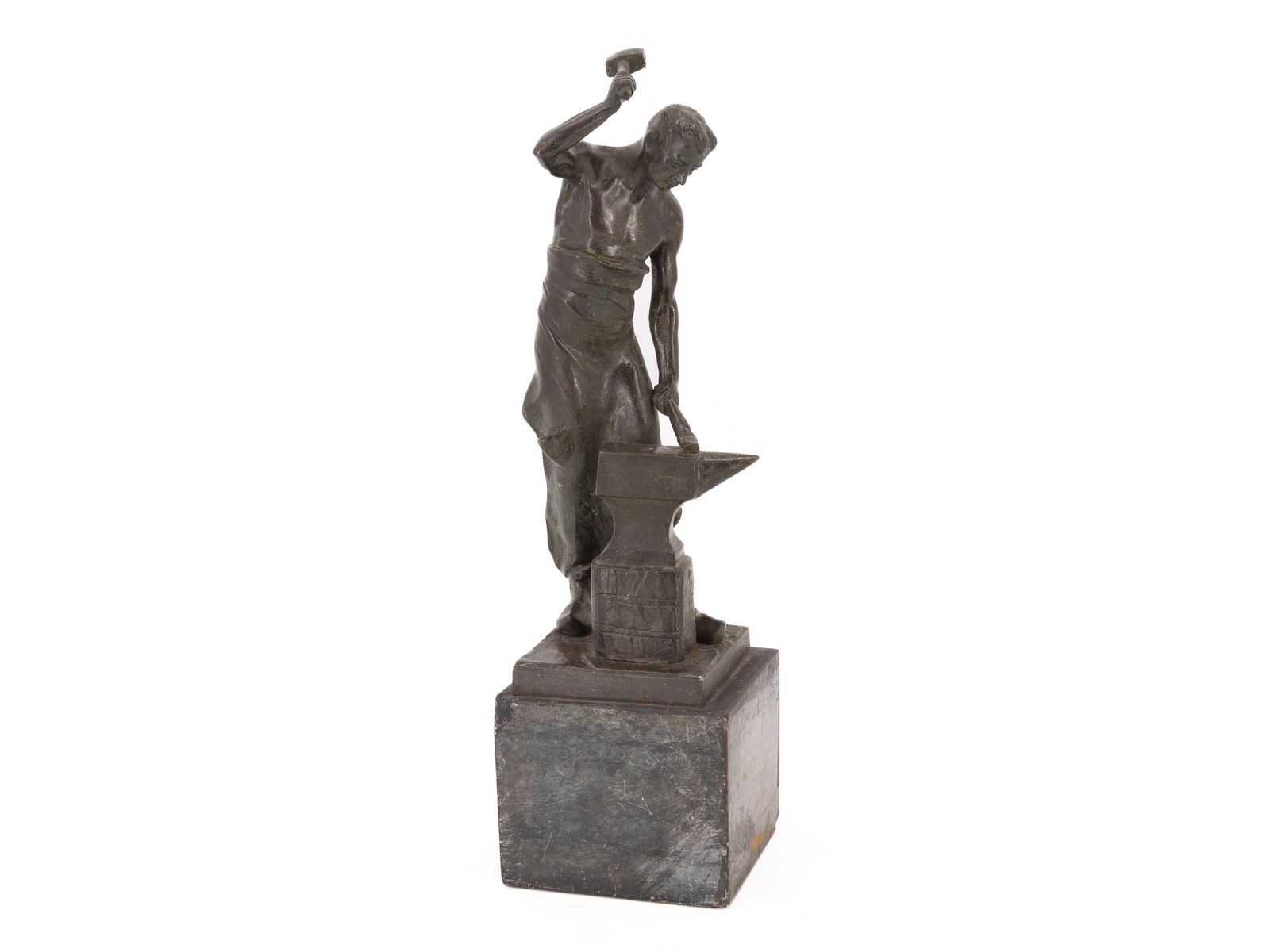 Prof. Rémi, bronze sculpture, "Blacksmith," circa 1920 (1 of 4)