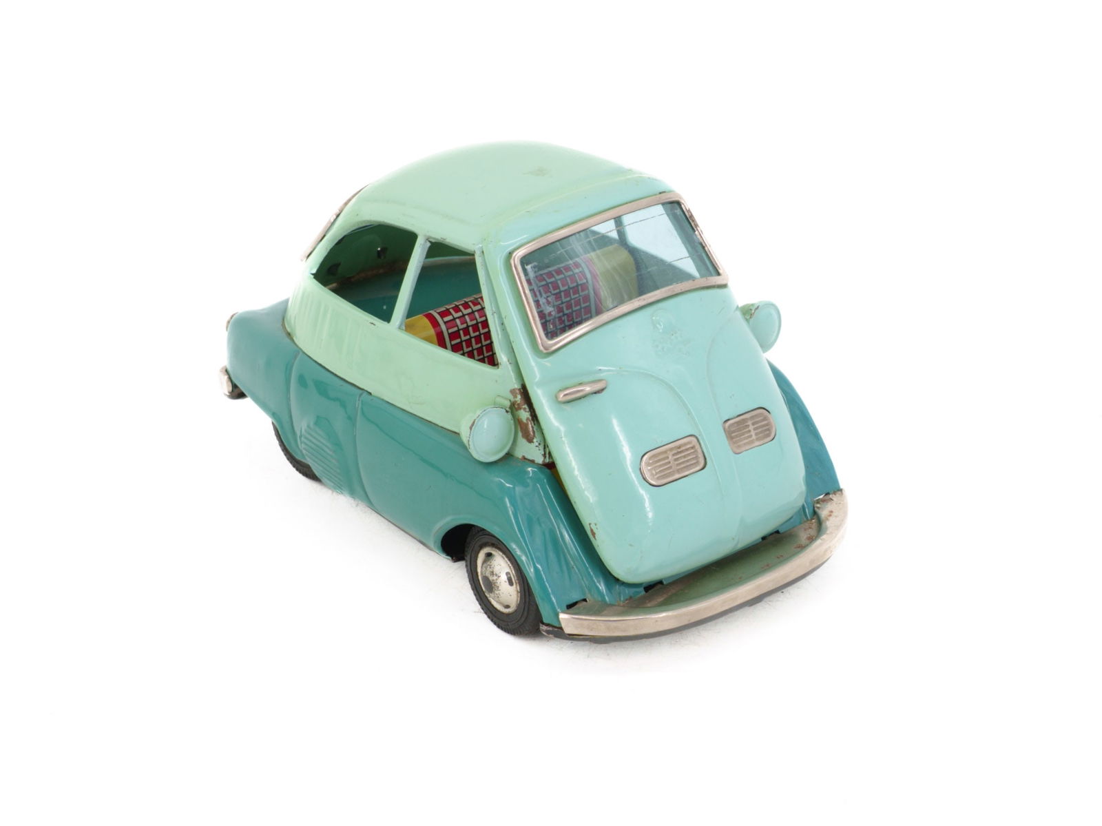 BMW Isetta, tin toy, Bandai, Japan, circa 1960 (1 of 4)