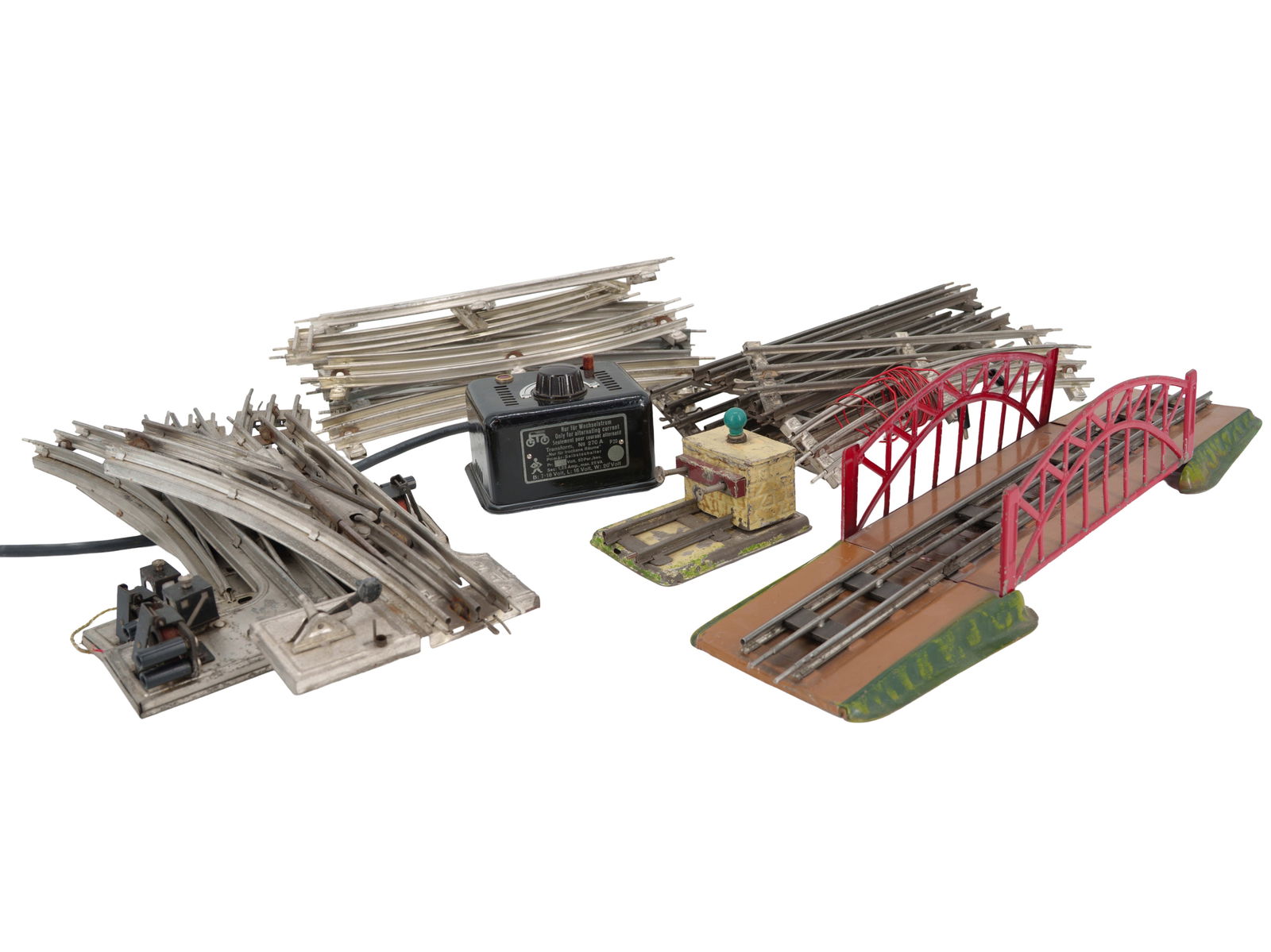 Extensive Märklin collection, track material and transformer, gauge 0, Germany, from 1930 (1 of 5)
