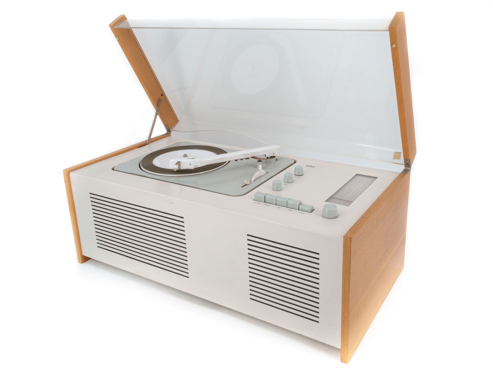 Braun SK61 radio record player, ‘Snow White's Coffin’, circa 1962 (1 of 5)