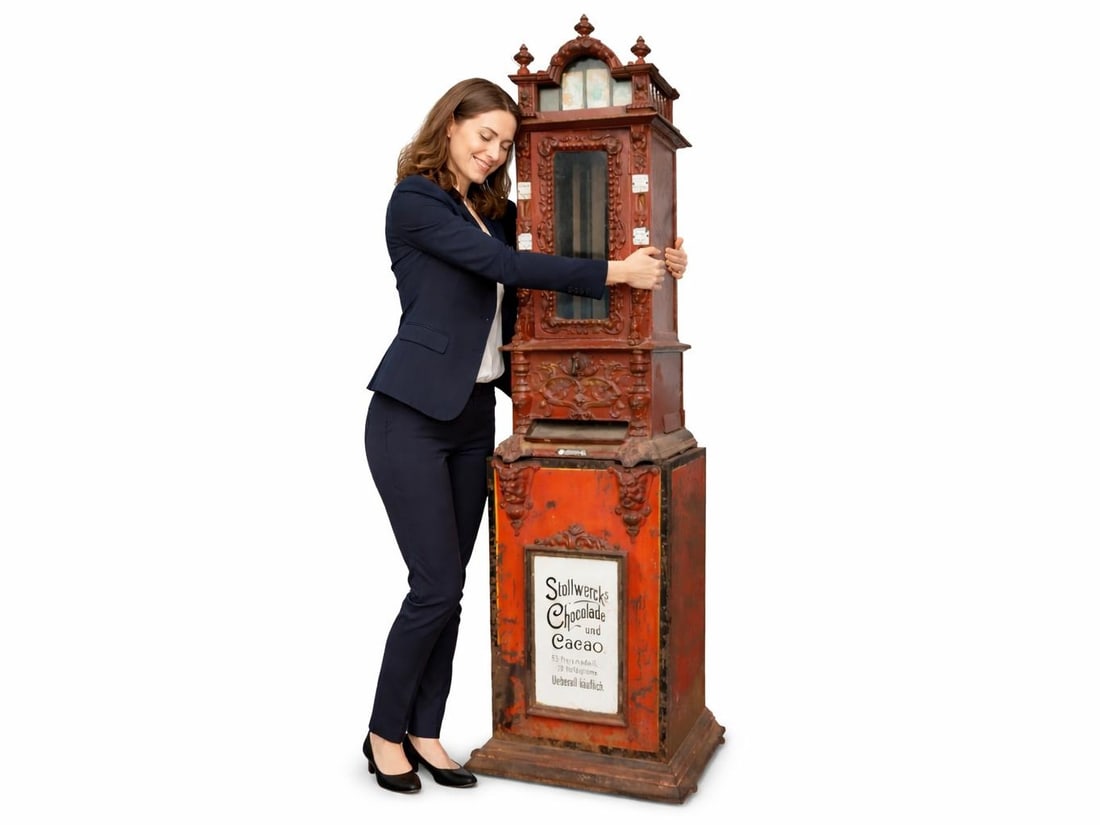 Museum-quality chocolate vending machine, Stollwerck, Cologne, c. 1890 (1 of 10)