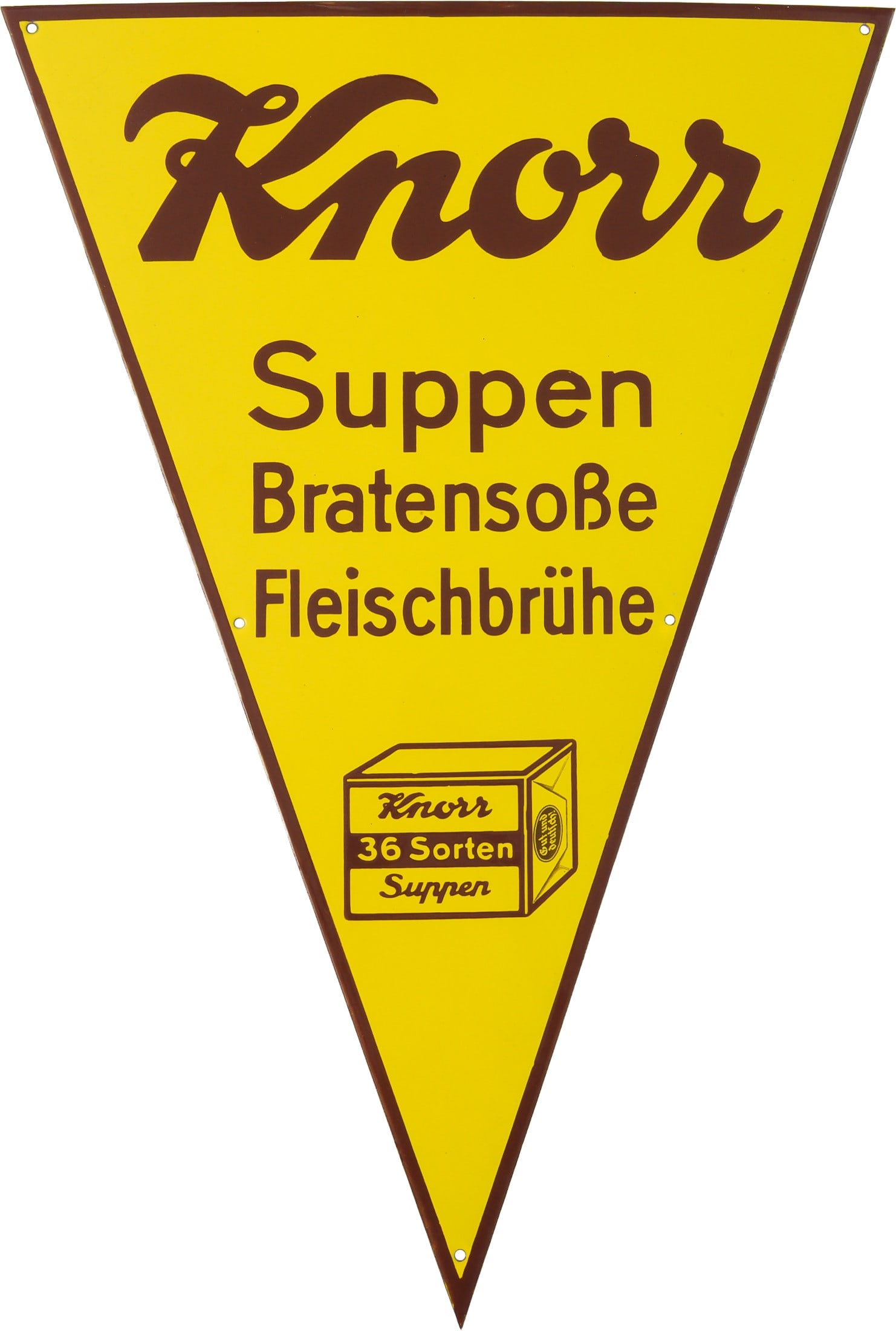 Knorr Enamel Sign, Large Format, in Mint Condition! Heilbronn, circa 1930 (0) (1 of 6)
