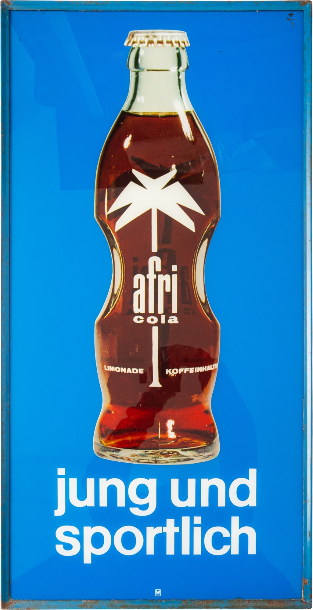 Afri Cola advertising sign, youthful and sporty, Cologne, c. 1960 (1) (1 of 3)