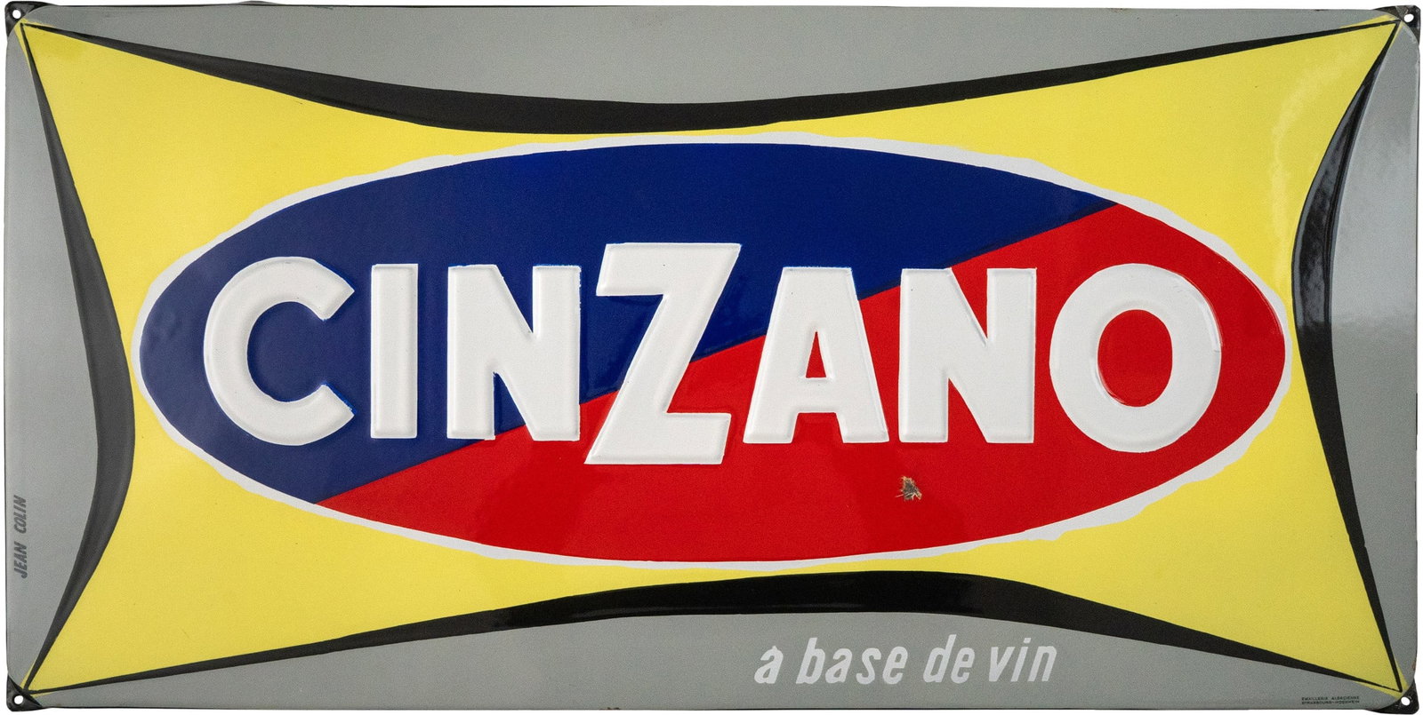 Cinzano enamel sign, France, 1950s (2+) (1 of 7)