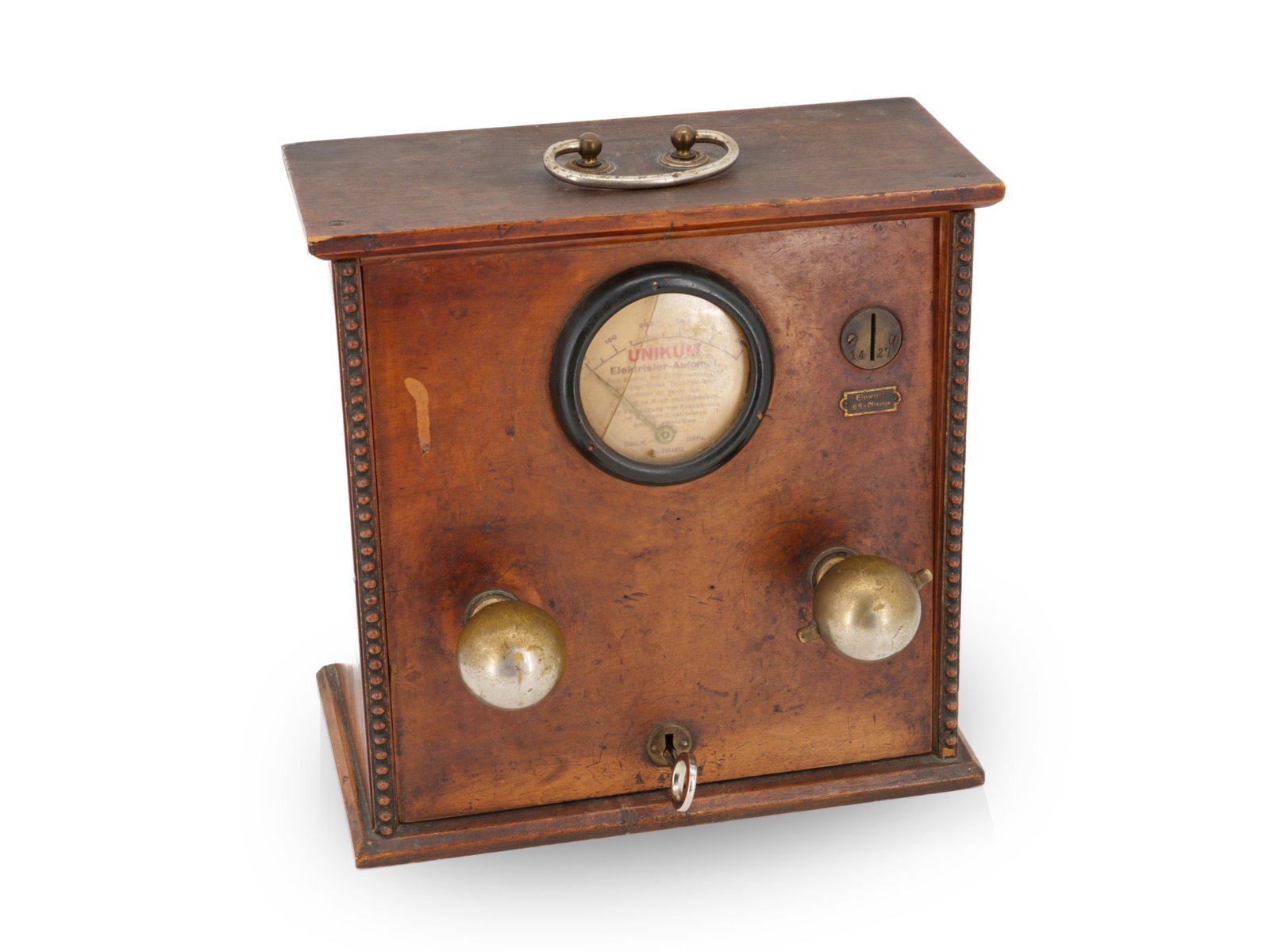 Electric Shock Machine “Unikum??, with coin operation, circa 1910 (1 of 10)