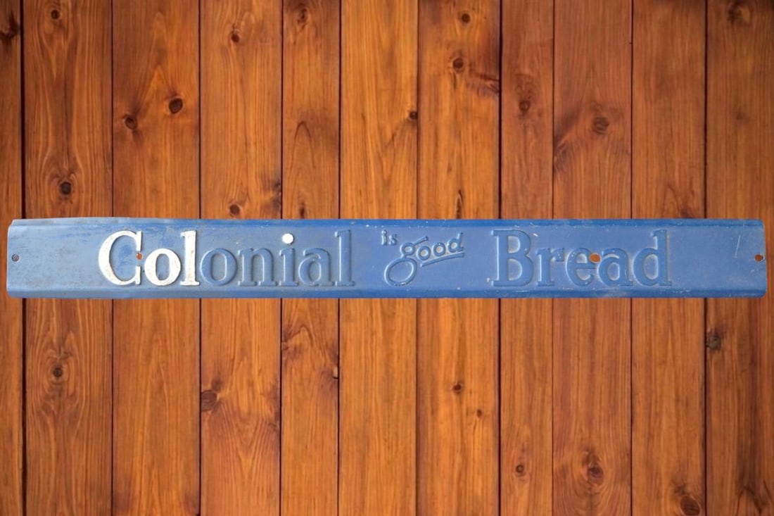 Vintage Colonial Bread Door Push (1 of 2)