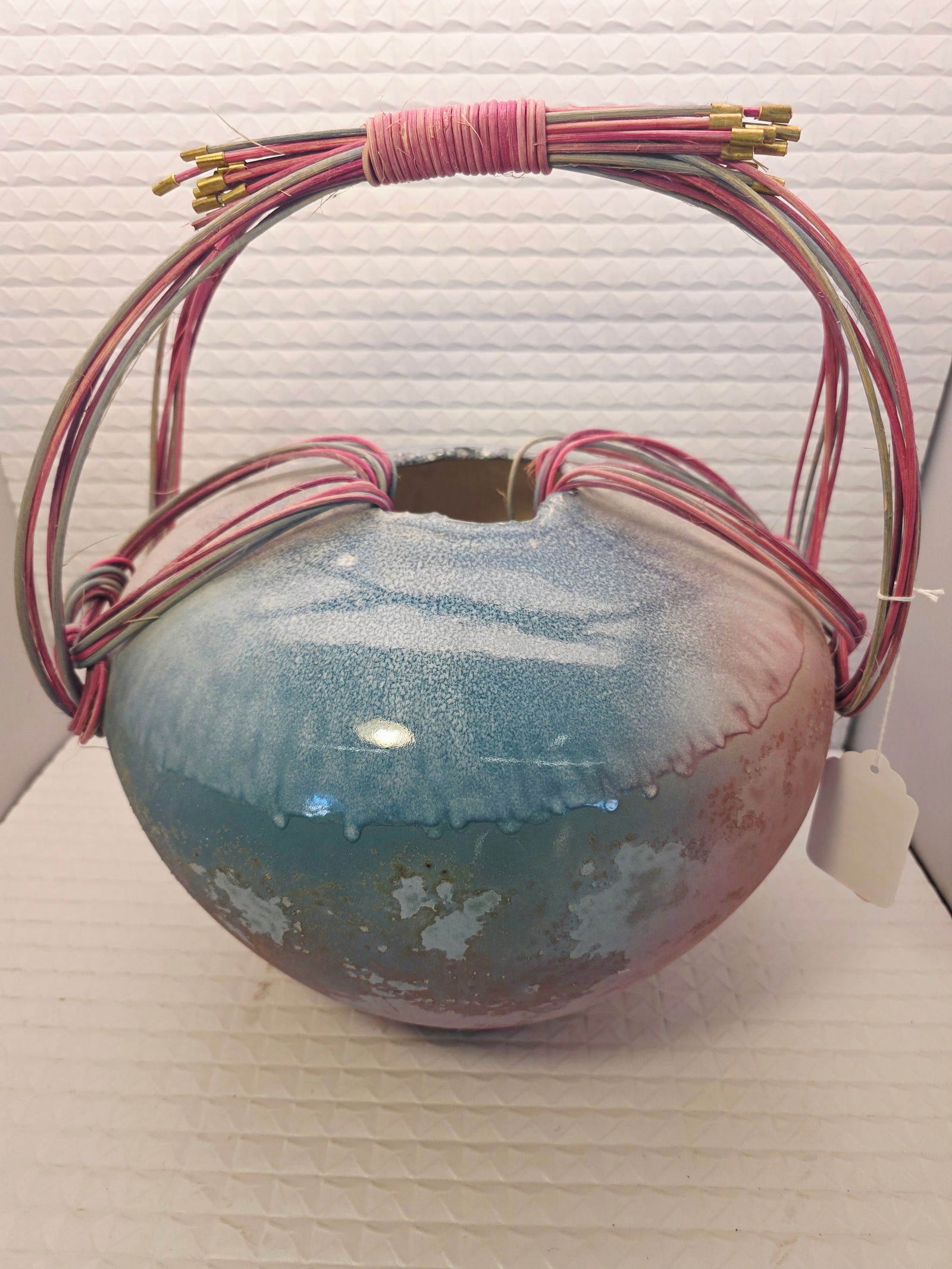 Large hand-thrown raku pottery vase by Tony Evans (1 of 12)