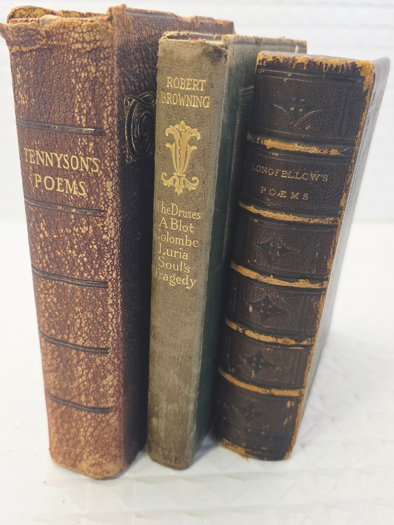antique poetry books, gilded pages (1 of 14)