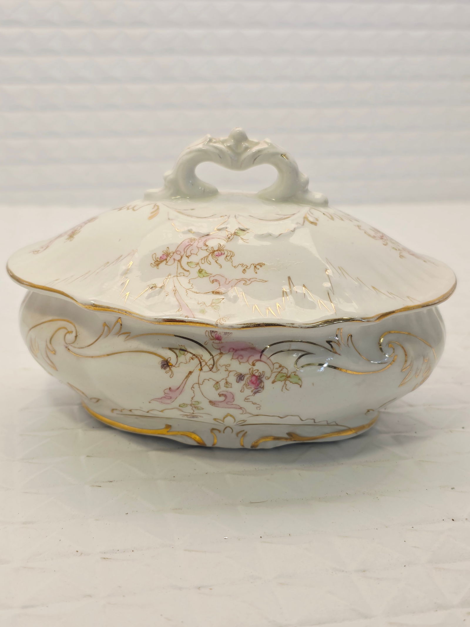 antique porcelain soap dish by Johnson Bross (1 of 9)