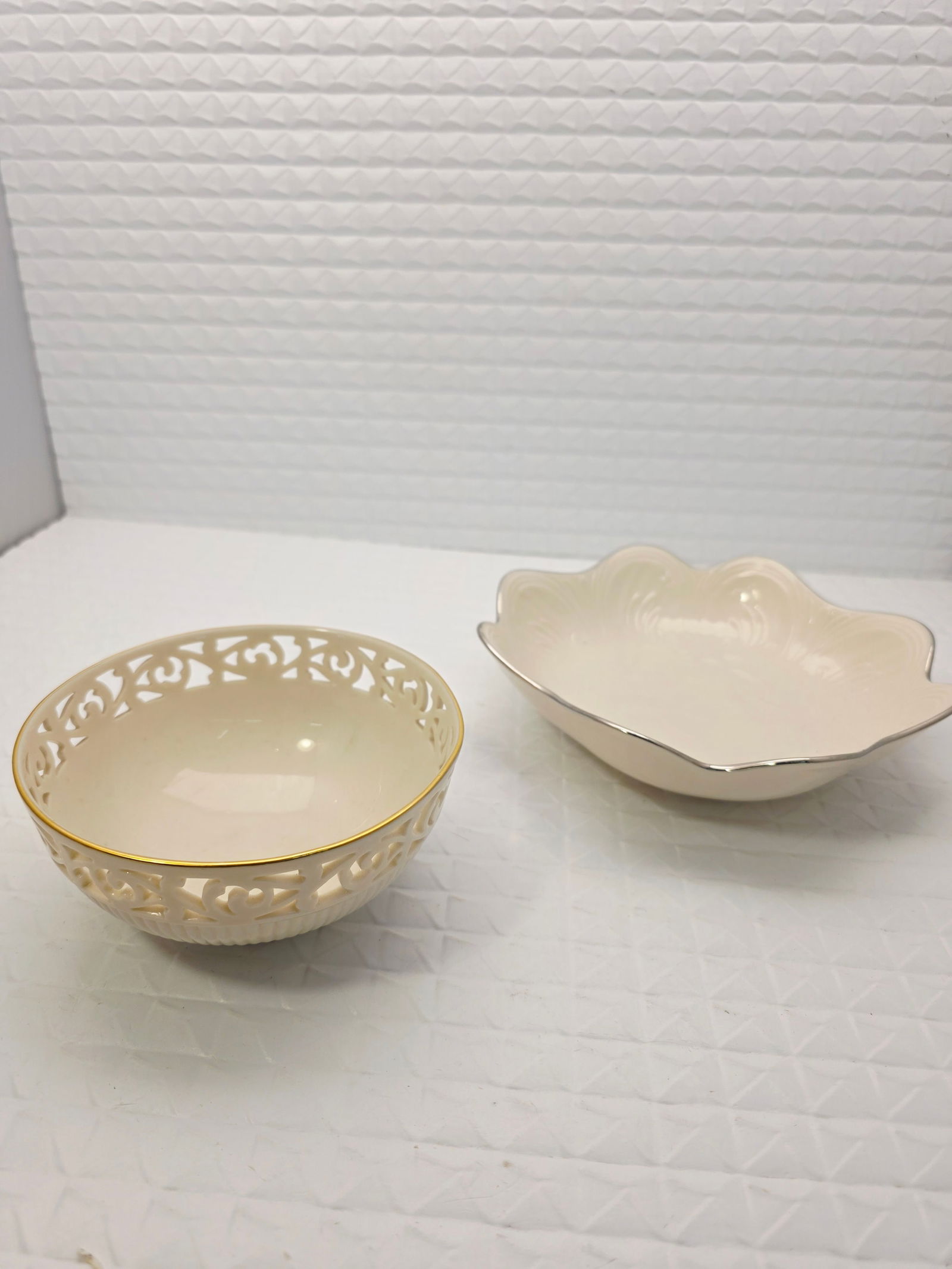 2 vintage Lenox candy dishes, bowls, 24k gold trim (1 of 7)
