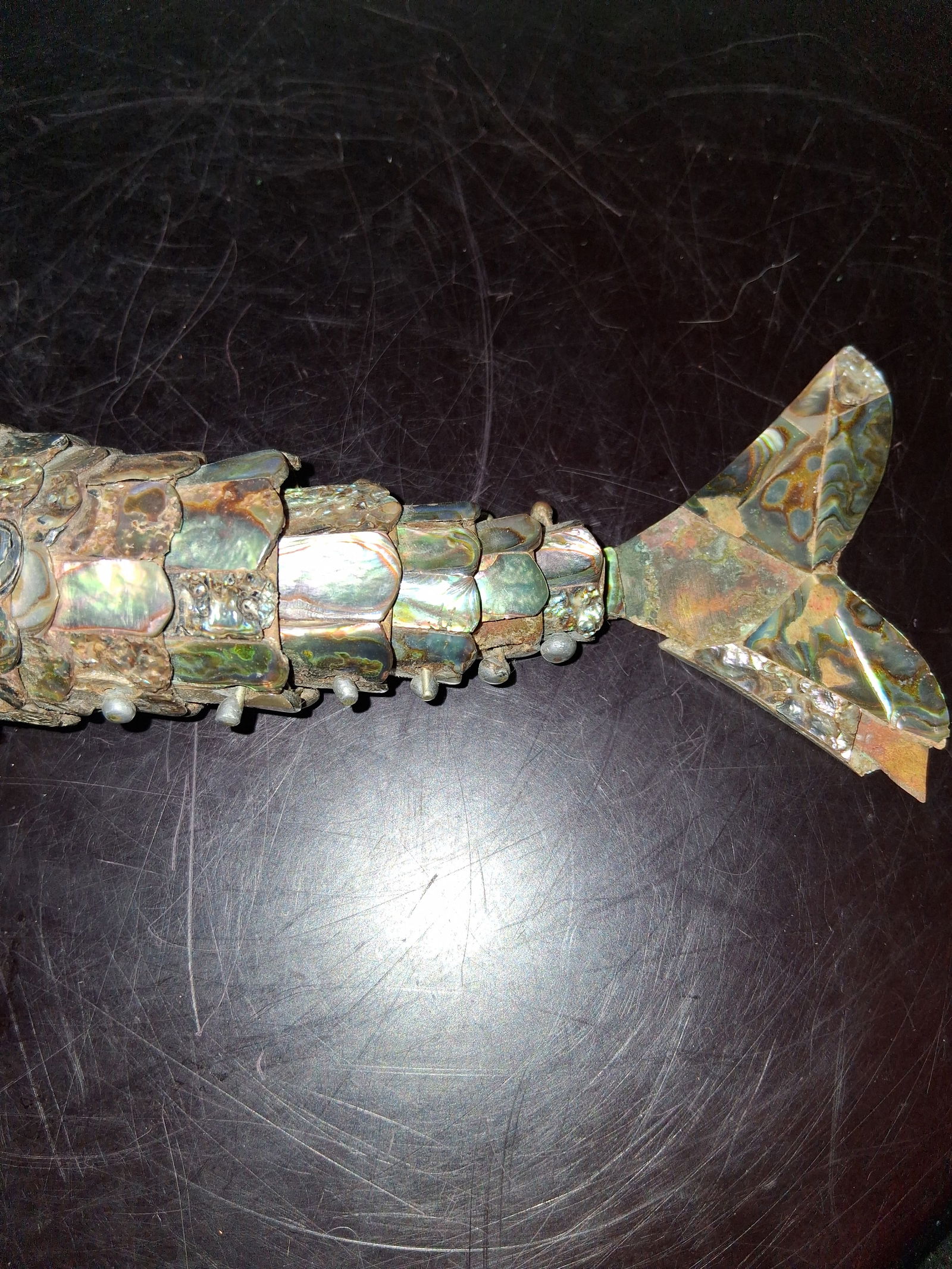 Mexican abalone shell fish bottle opener - 4