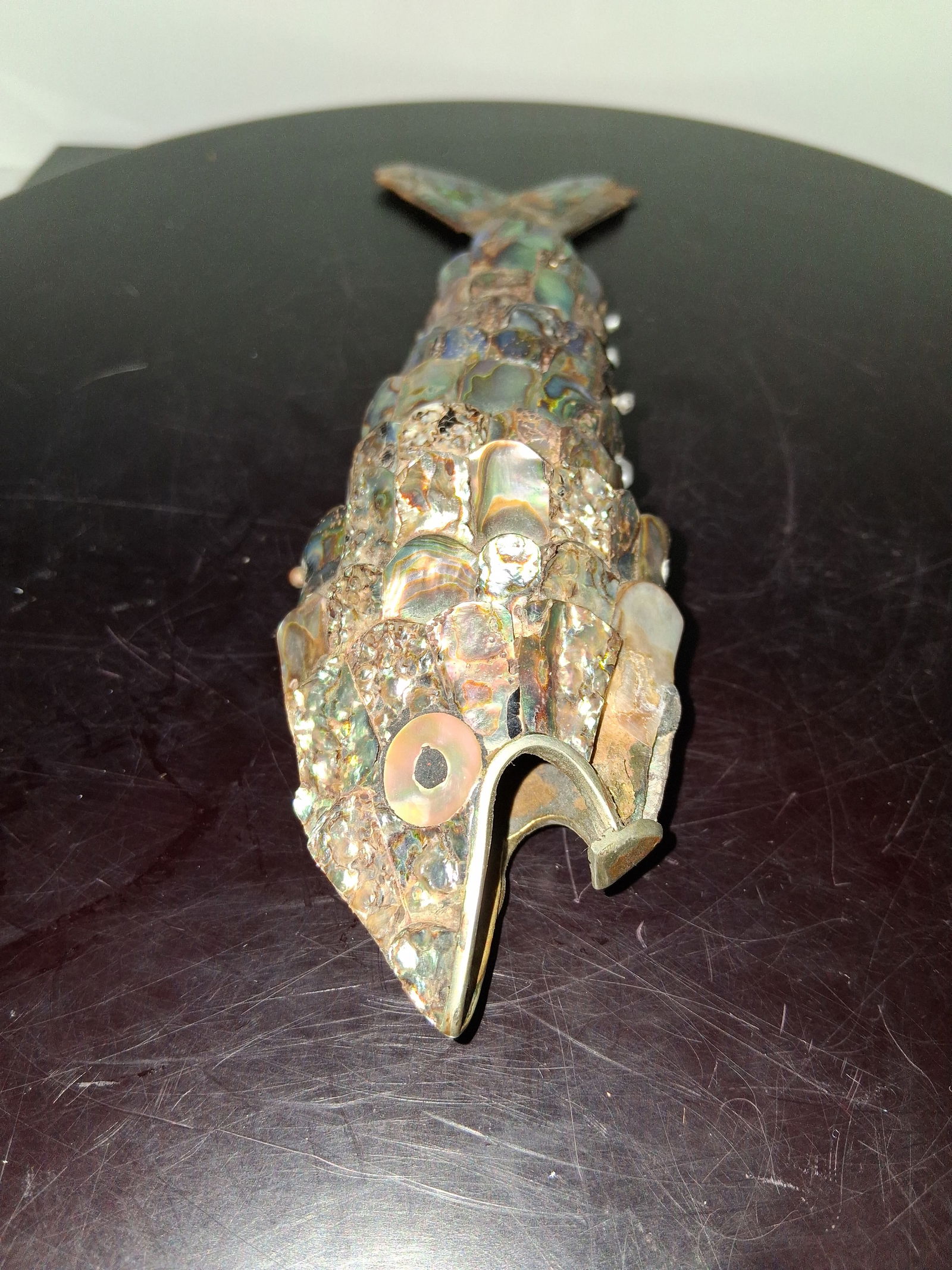 Mexican abalone shell fish bottle opener - 5