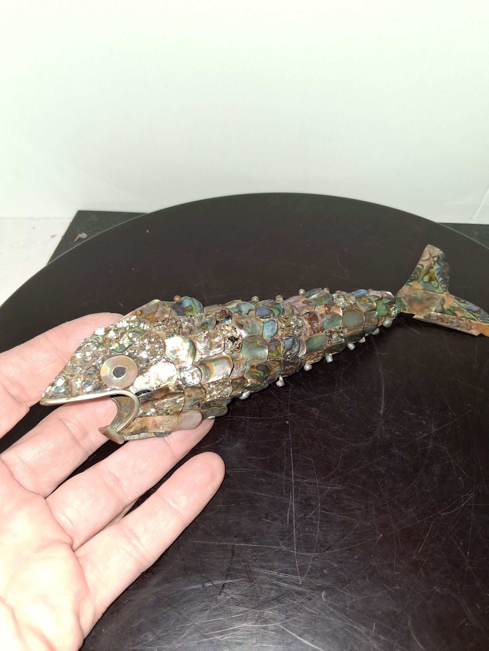 Mexican abalone shell fish bottle opener - 6