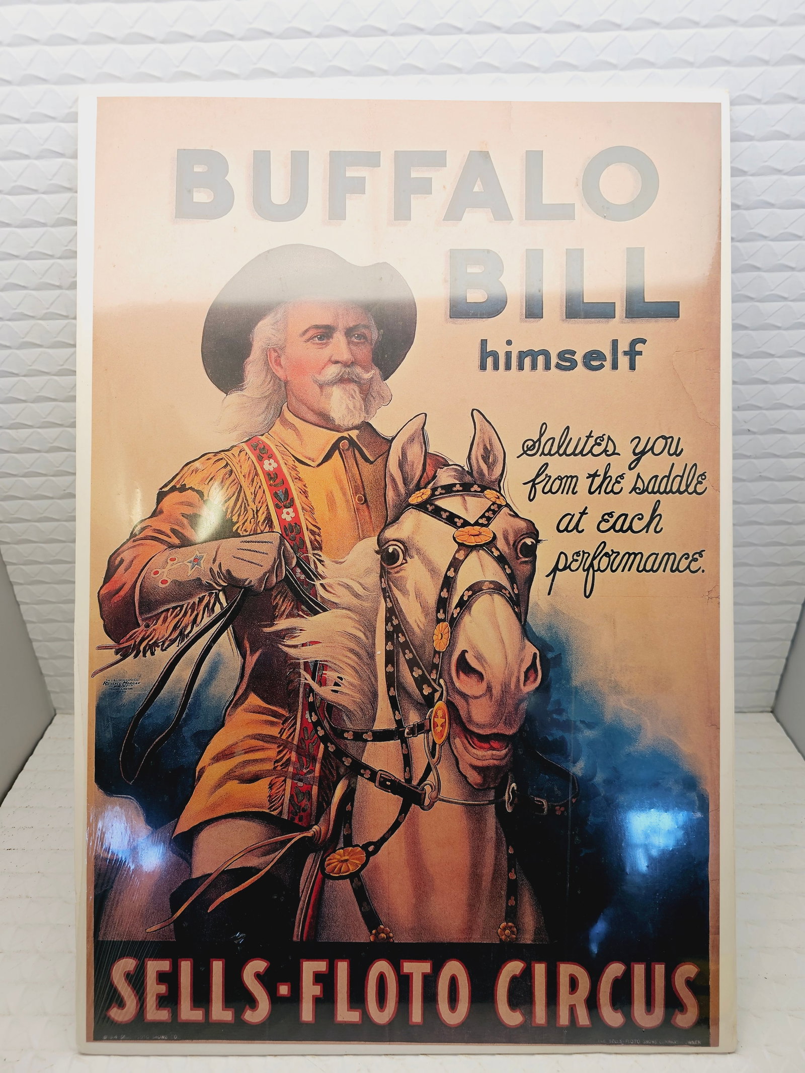 Buffalo Bill Wild West Sells-Floto Circus vintage poster reproduction (1 of 6)