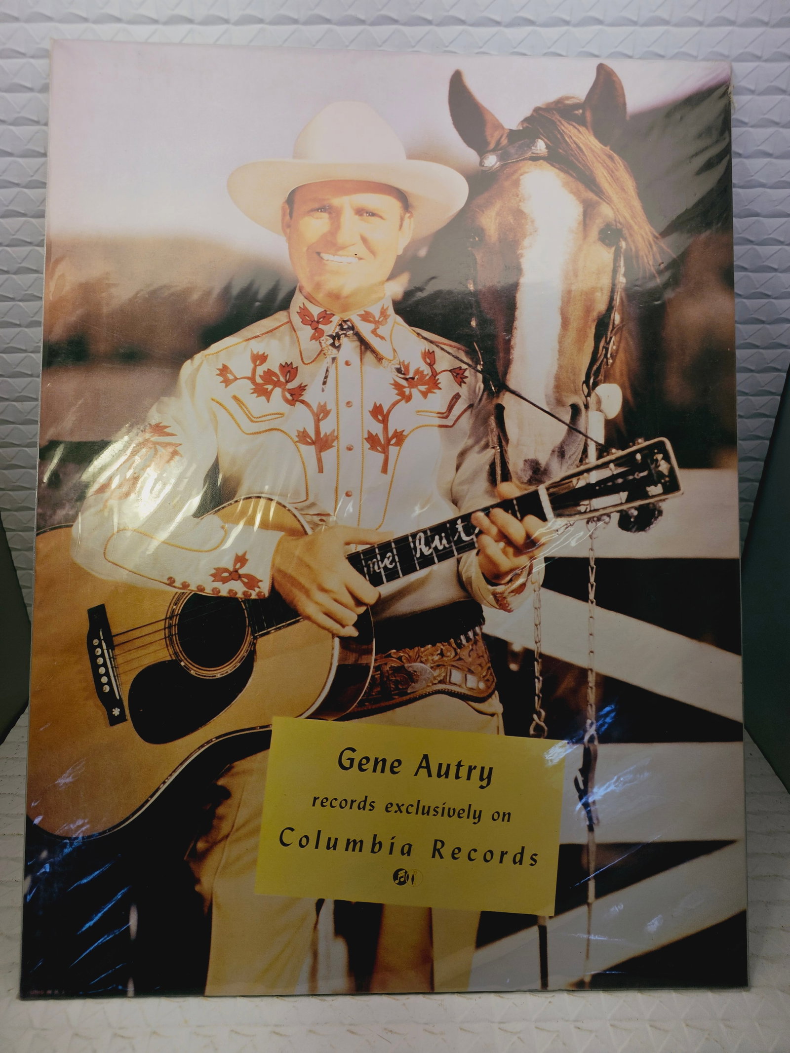 vintage Gene Autry Columbia Records promotional poster (1 of 4)