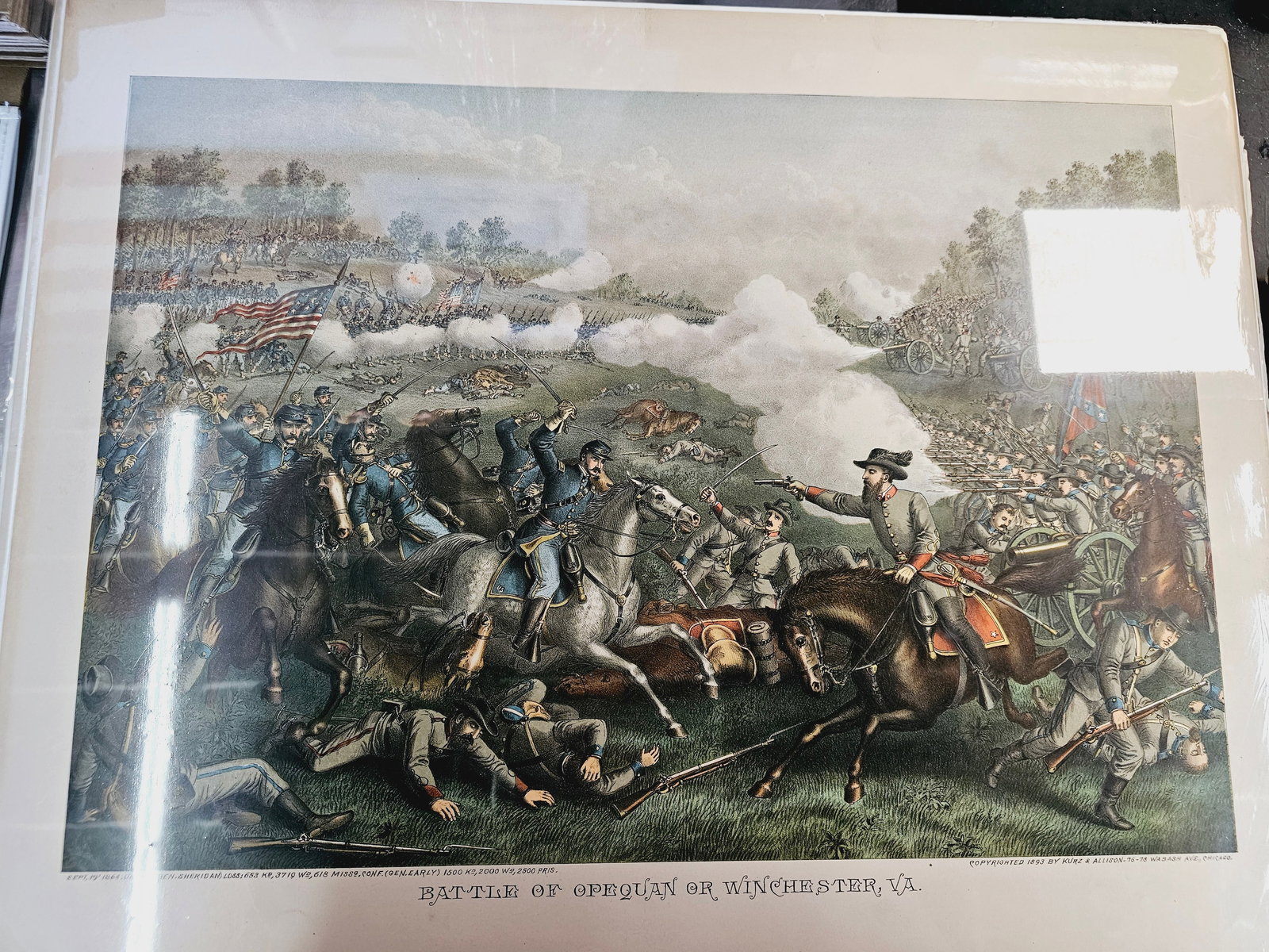chromolithograph print by Kurz and Allison (1 of 7)