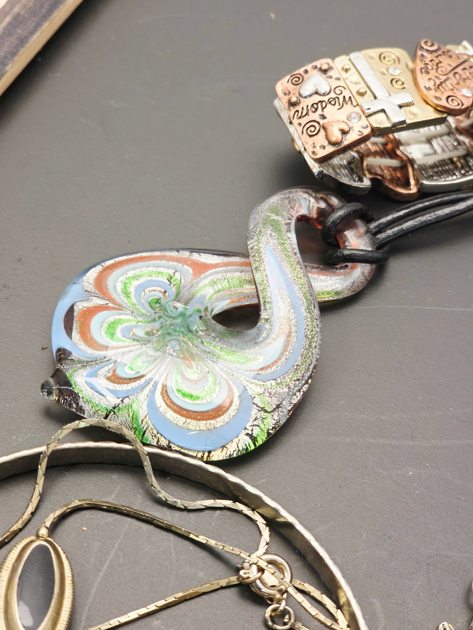 assorted costume jewelry items - 5
