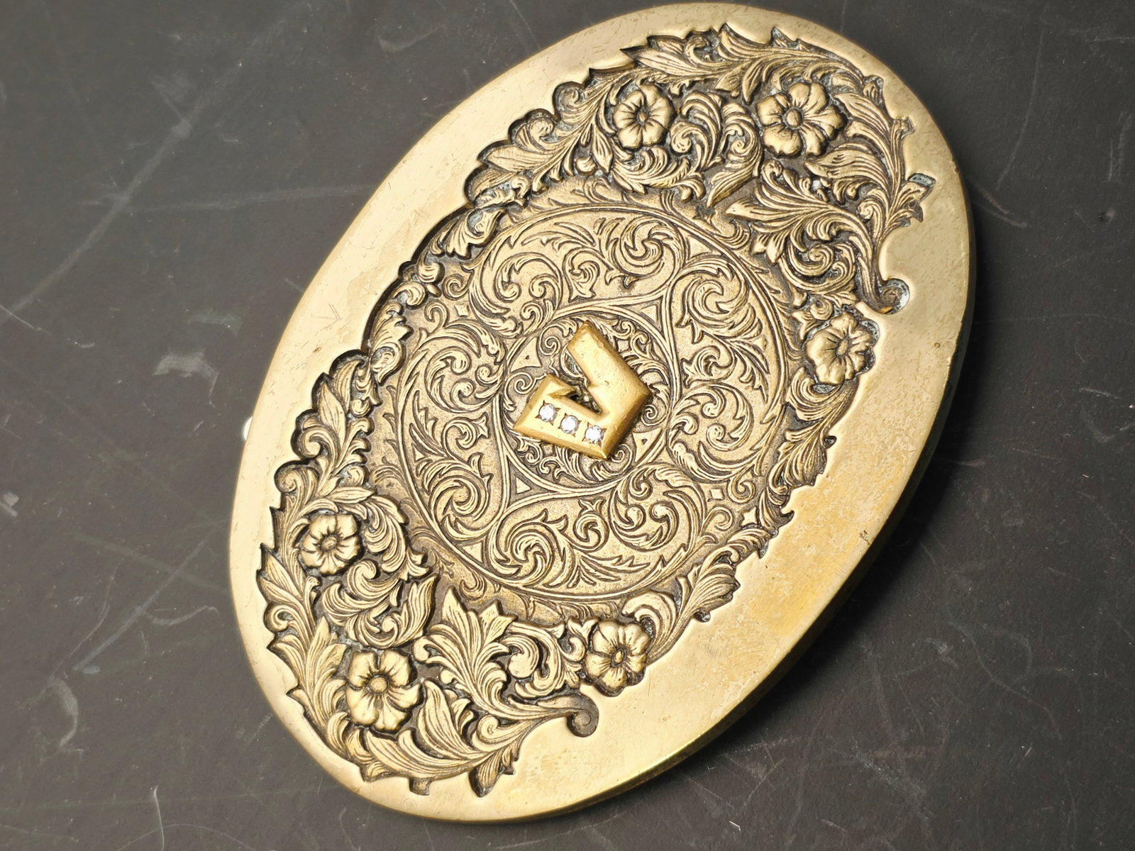 vintage O.C. Tanner award belt buckle (1 of 5)