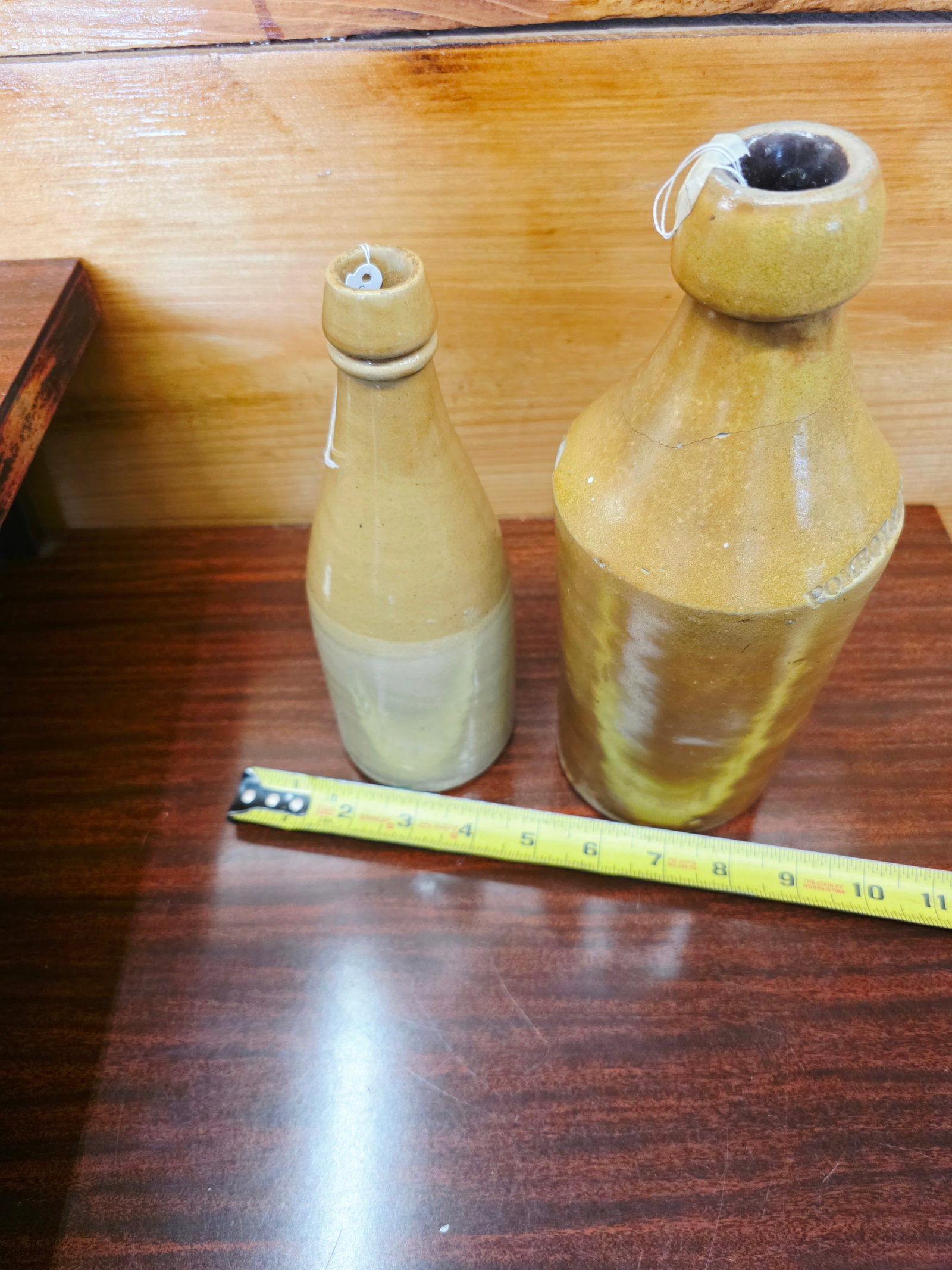 antique 19th-century stoneware ginger beer or ale bottles - 6