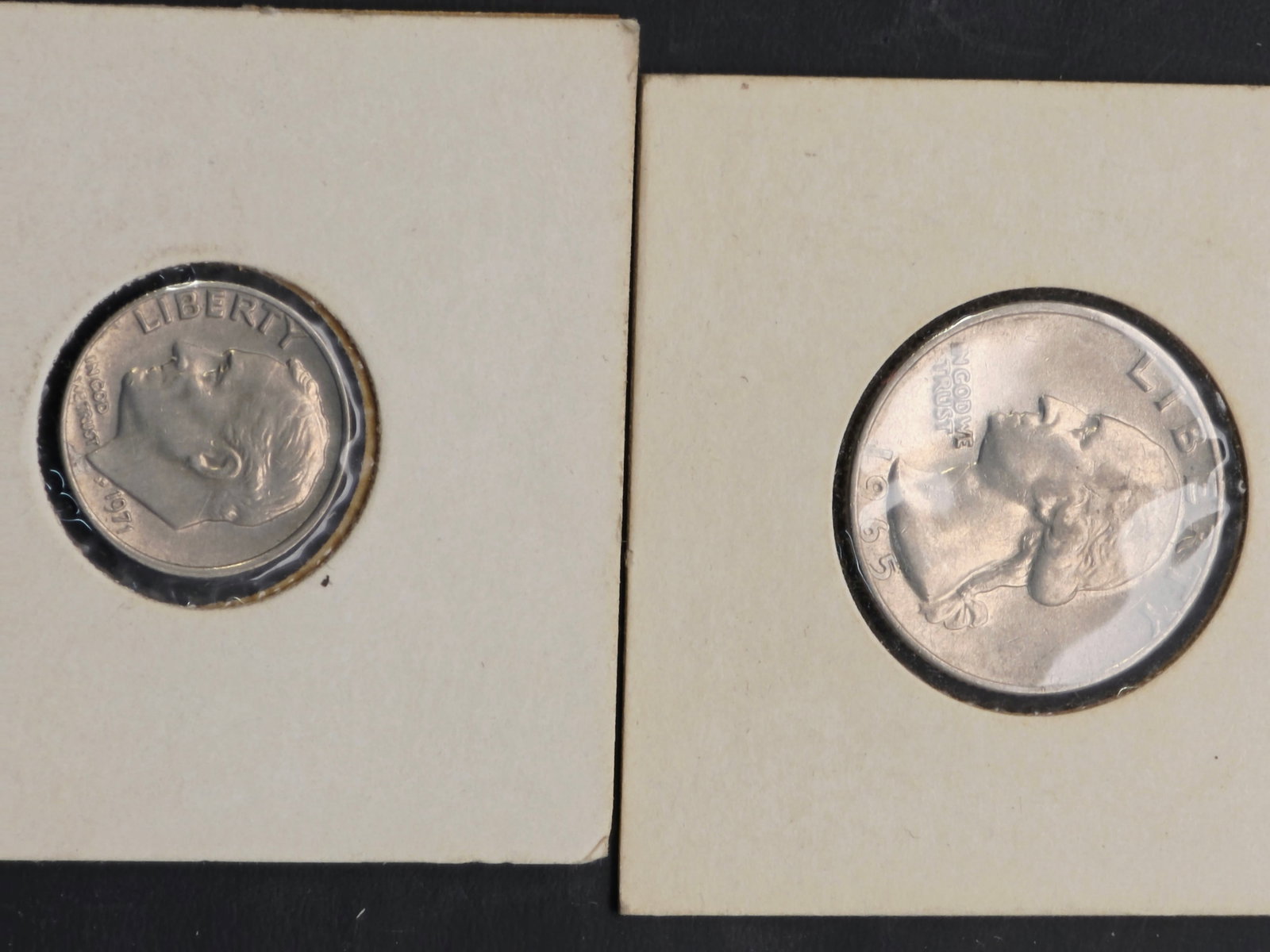 A quarter and a dime (1 of 5)