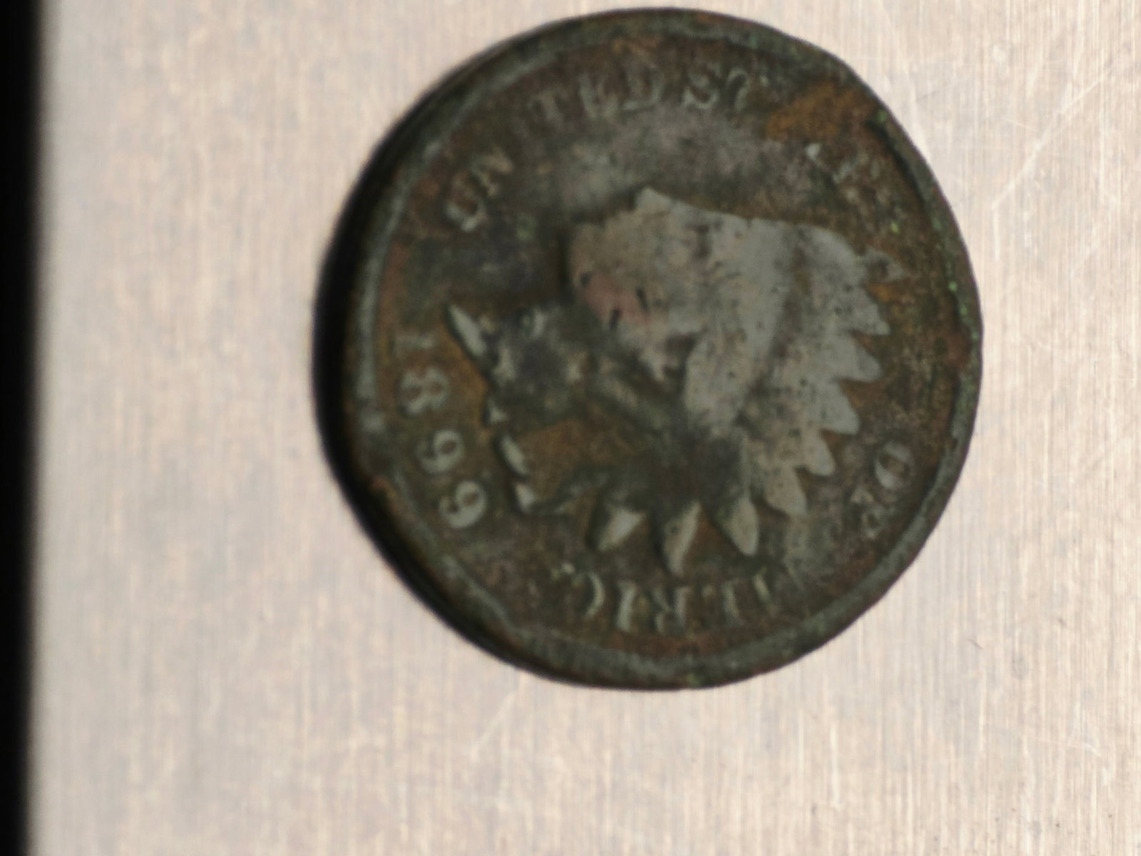 1899 Indian Head coin - 6