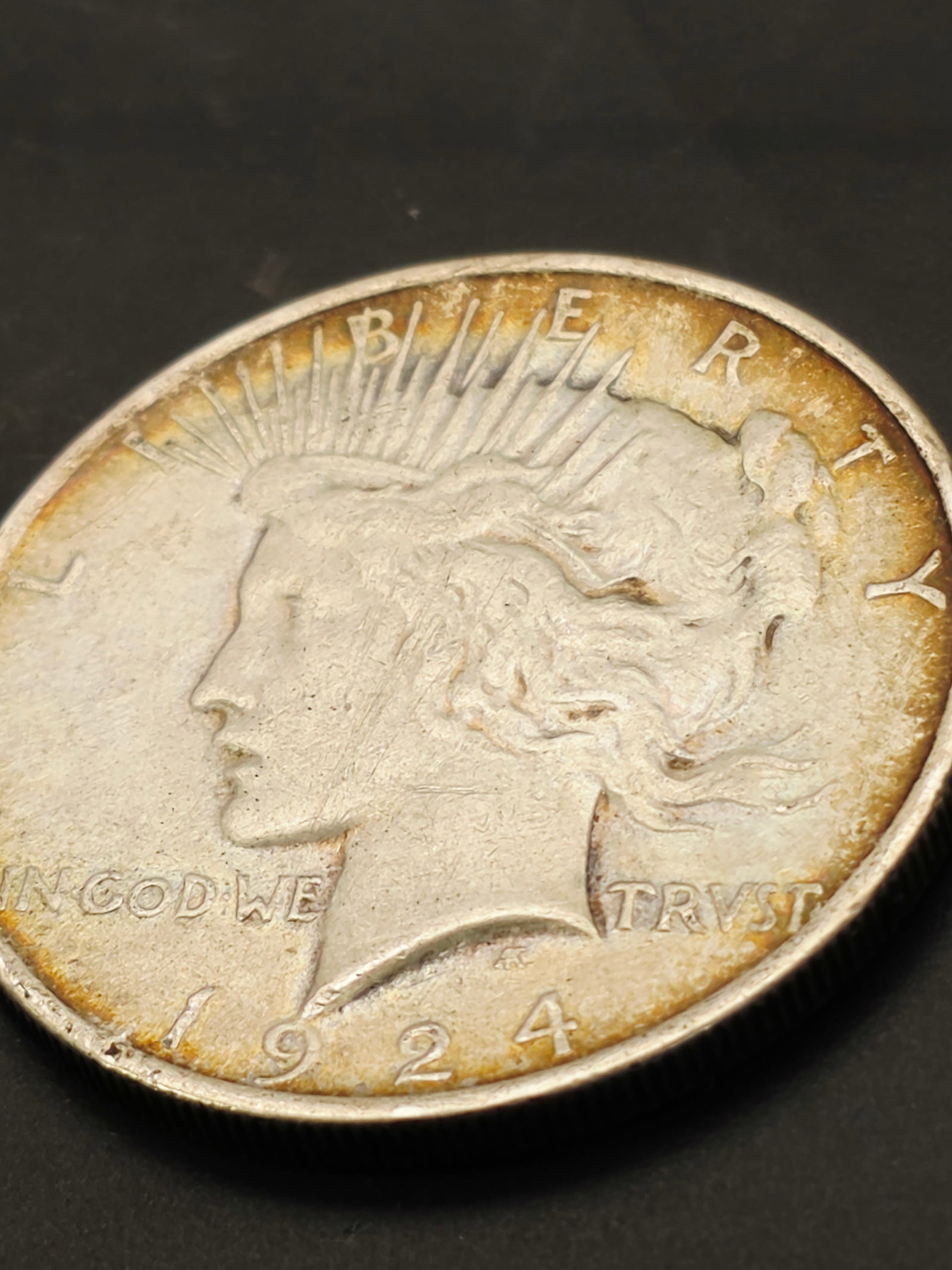 1924 Peace Silver Dollar - 2