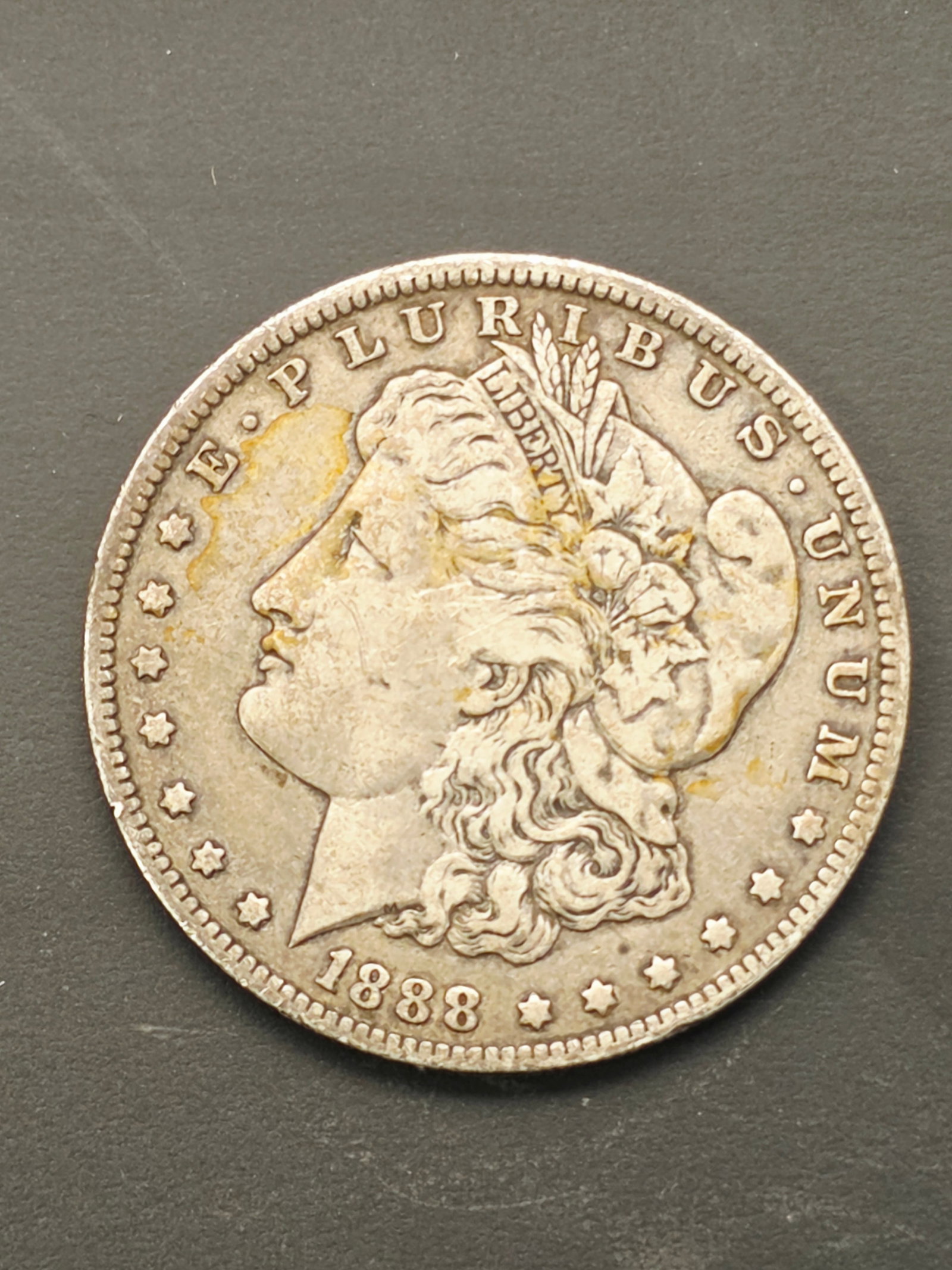 Exceptional condition 1888 Morgan Silver Dollar (1 of 10)