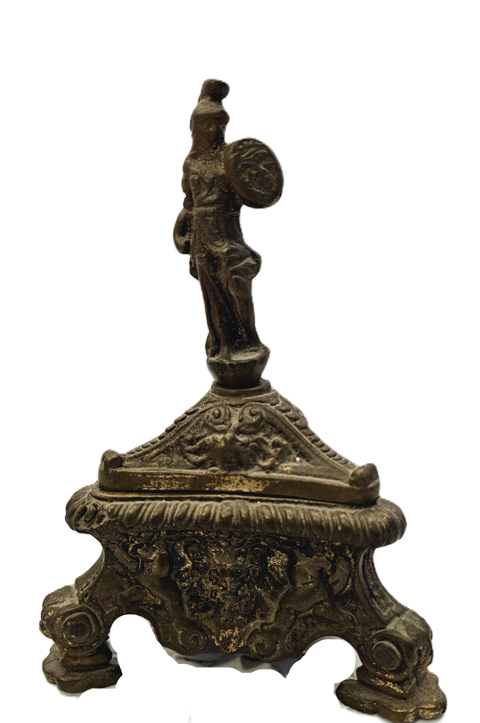 antique figural inkwell (1 of 9)