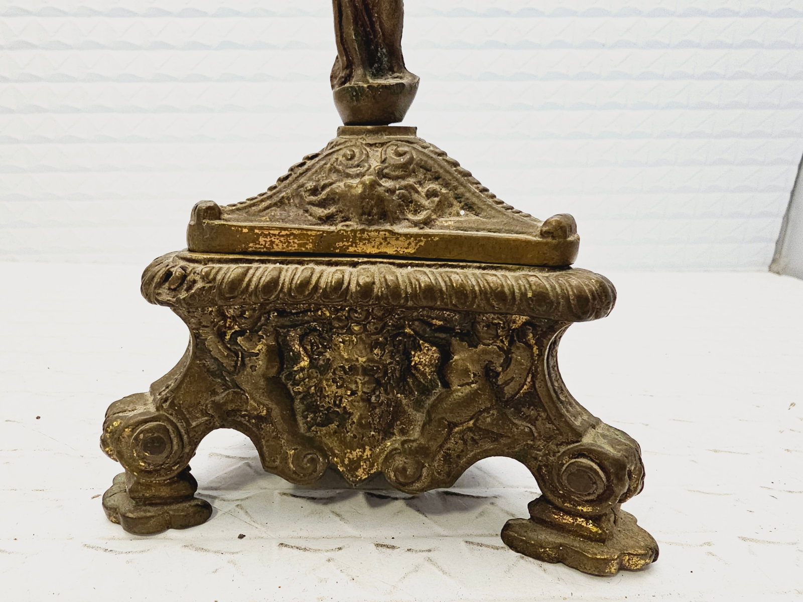 antique figural inkwell - 3