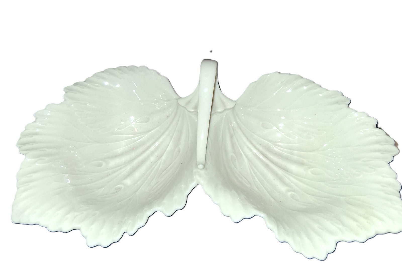 Pair of amazing Lenox items, double leaf candy dish and a frame (1 of 13)