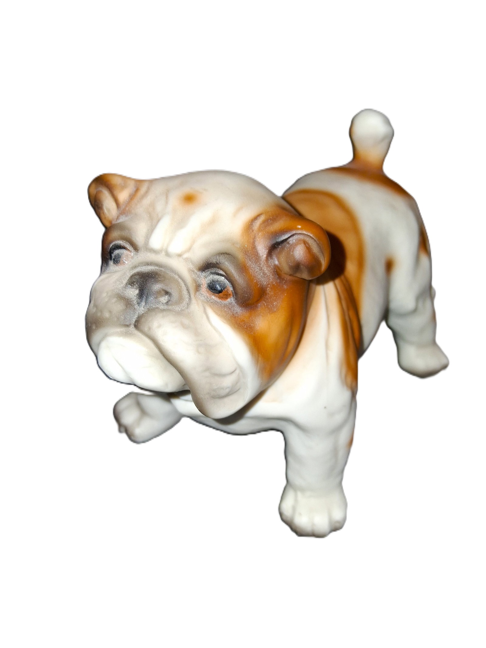cute vintage Japan-made ceramic bulldog figurine (1 of 8)