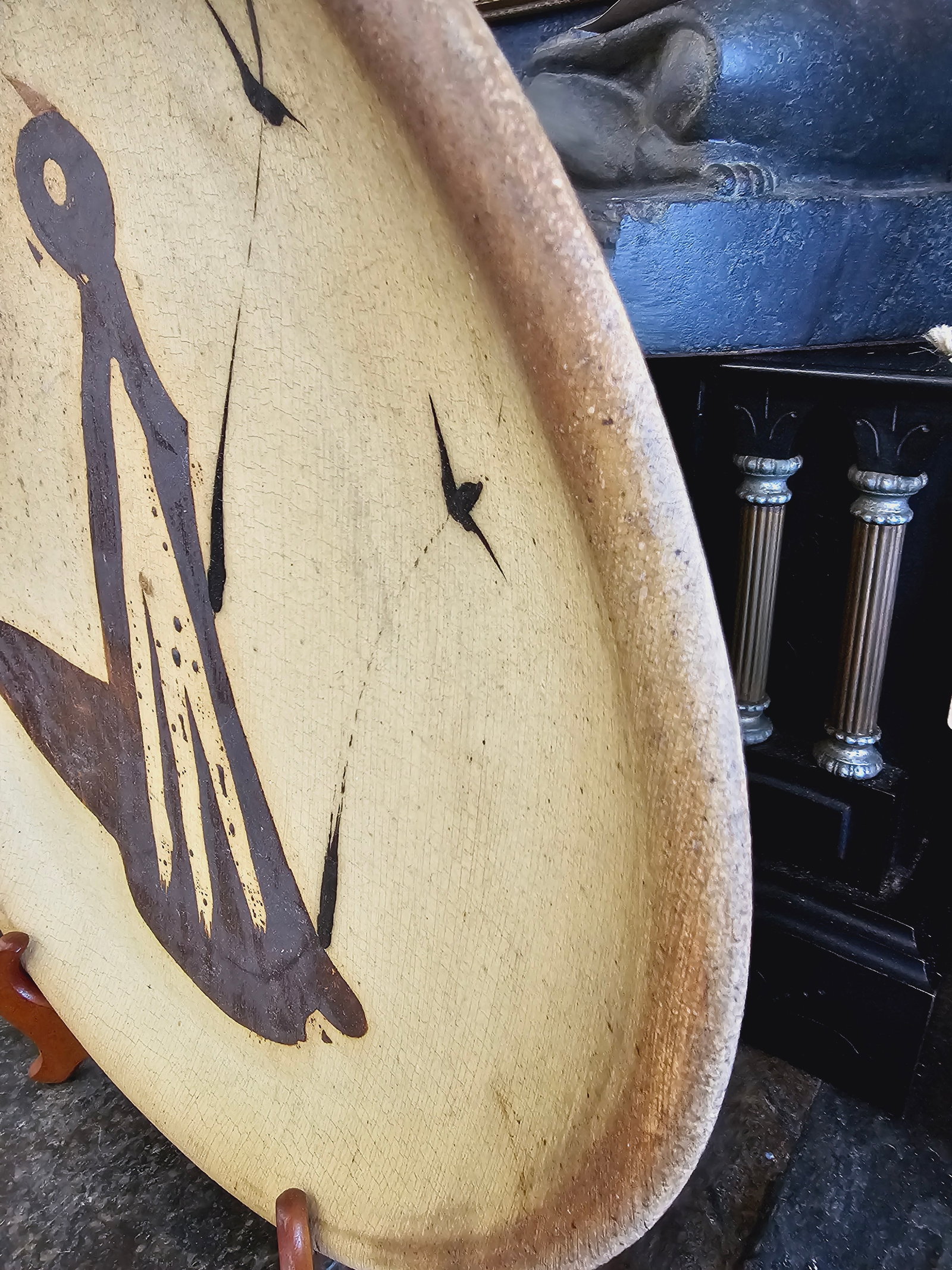 large native American style platter - 4