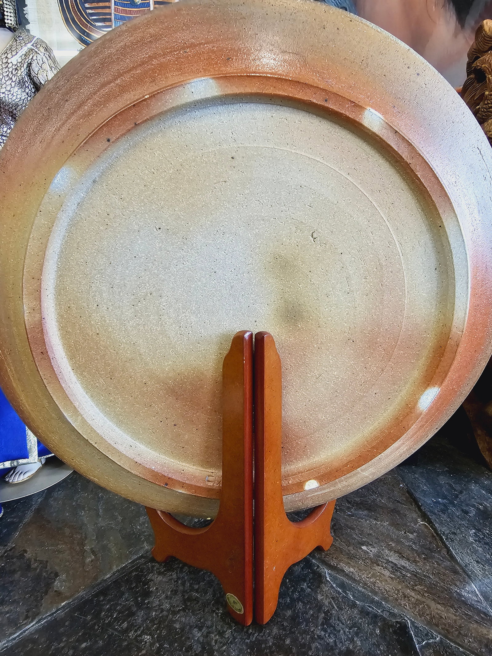 large native American style platter - 6
