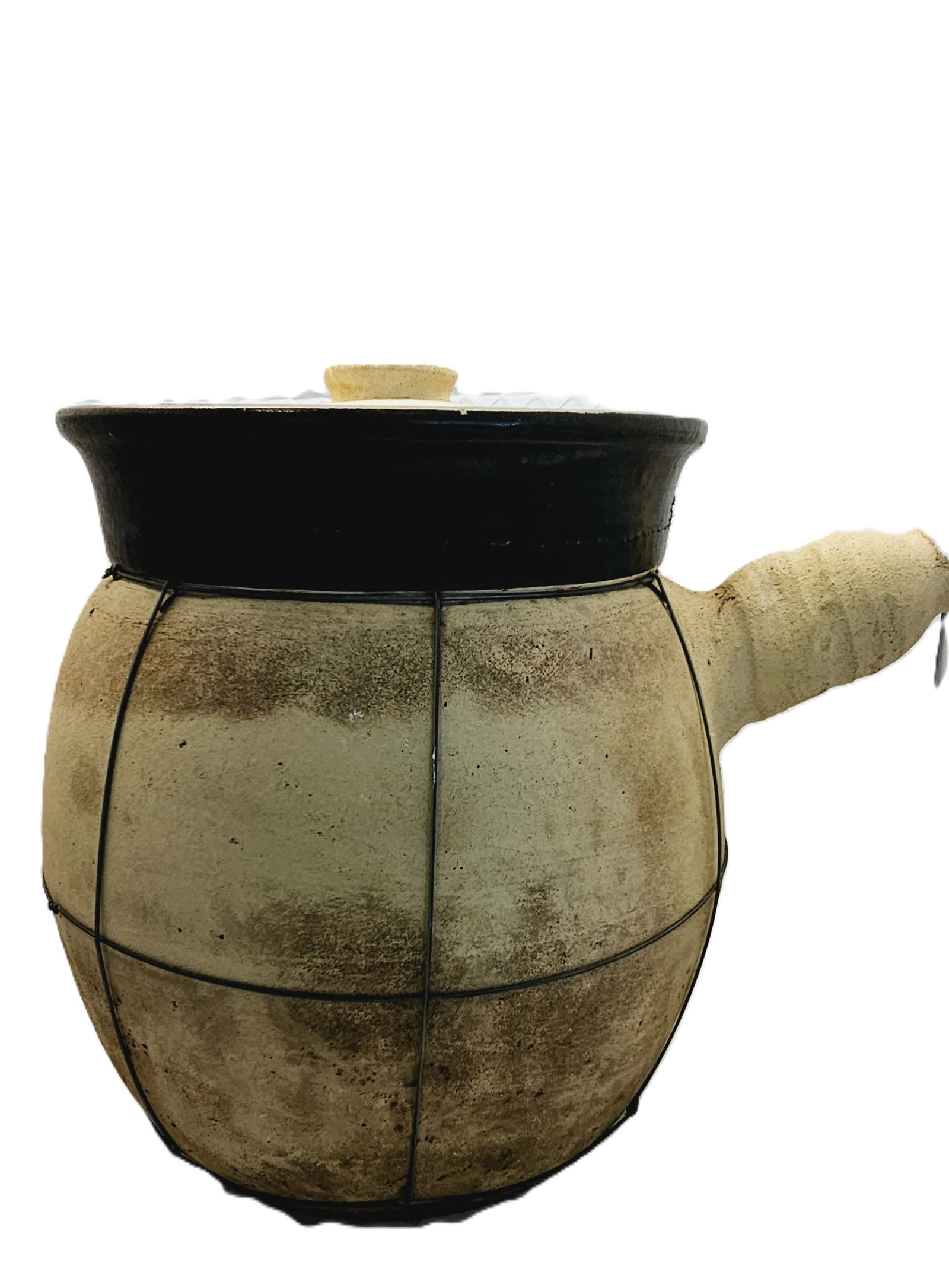 Large Japanese Earthware Clay Cooking Pot (1 of 8)
