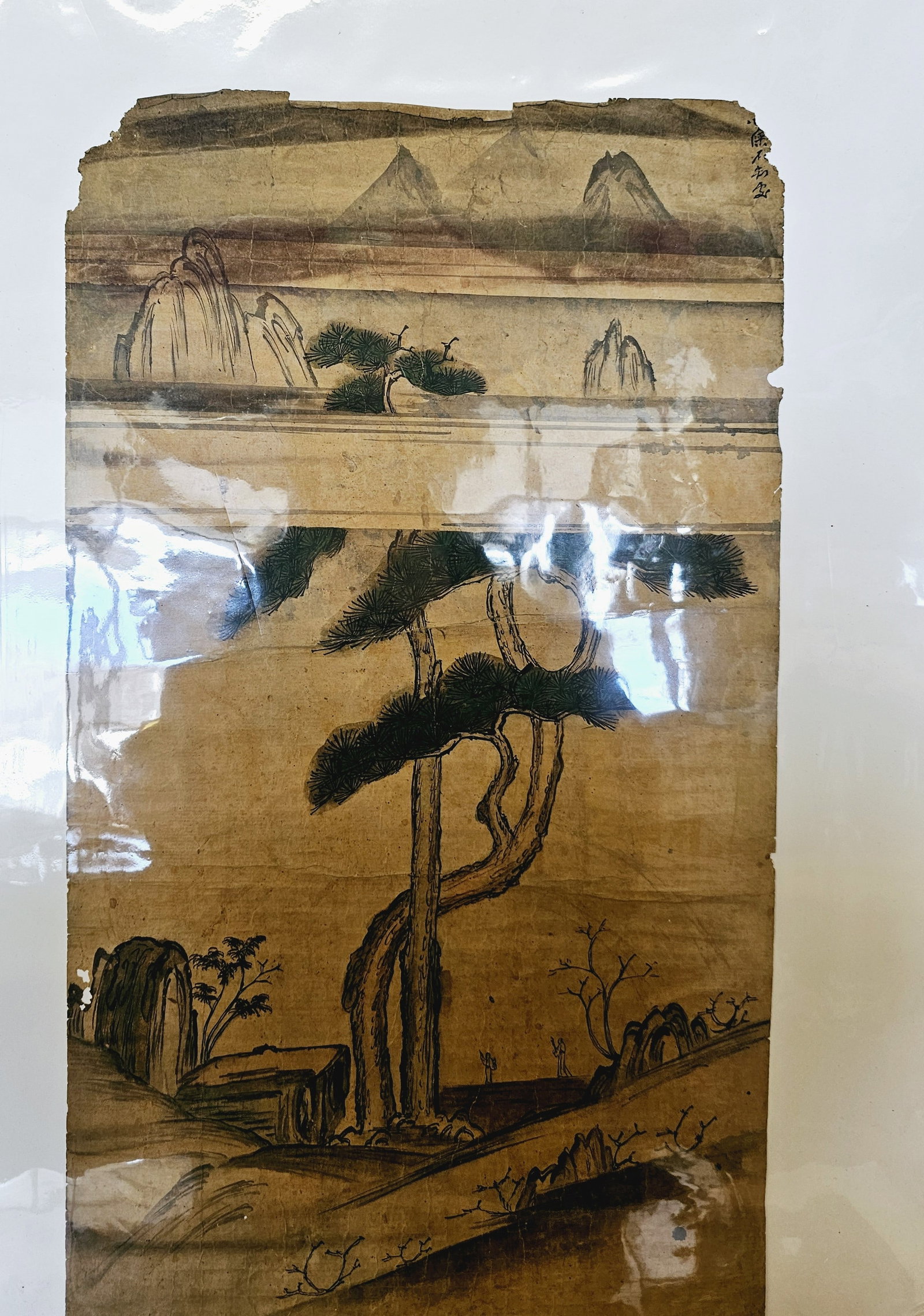 Antique Scroll Painting in the Asian tradition (1 of 8)