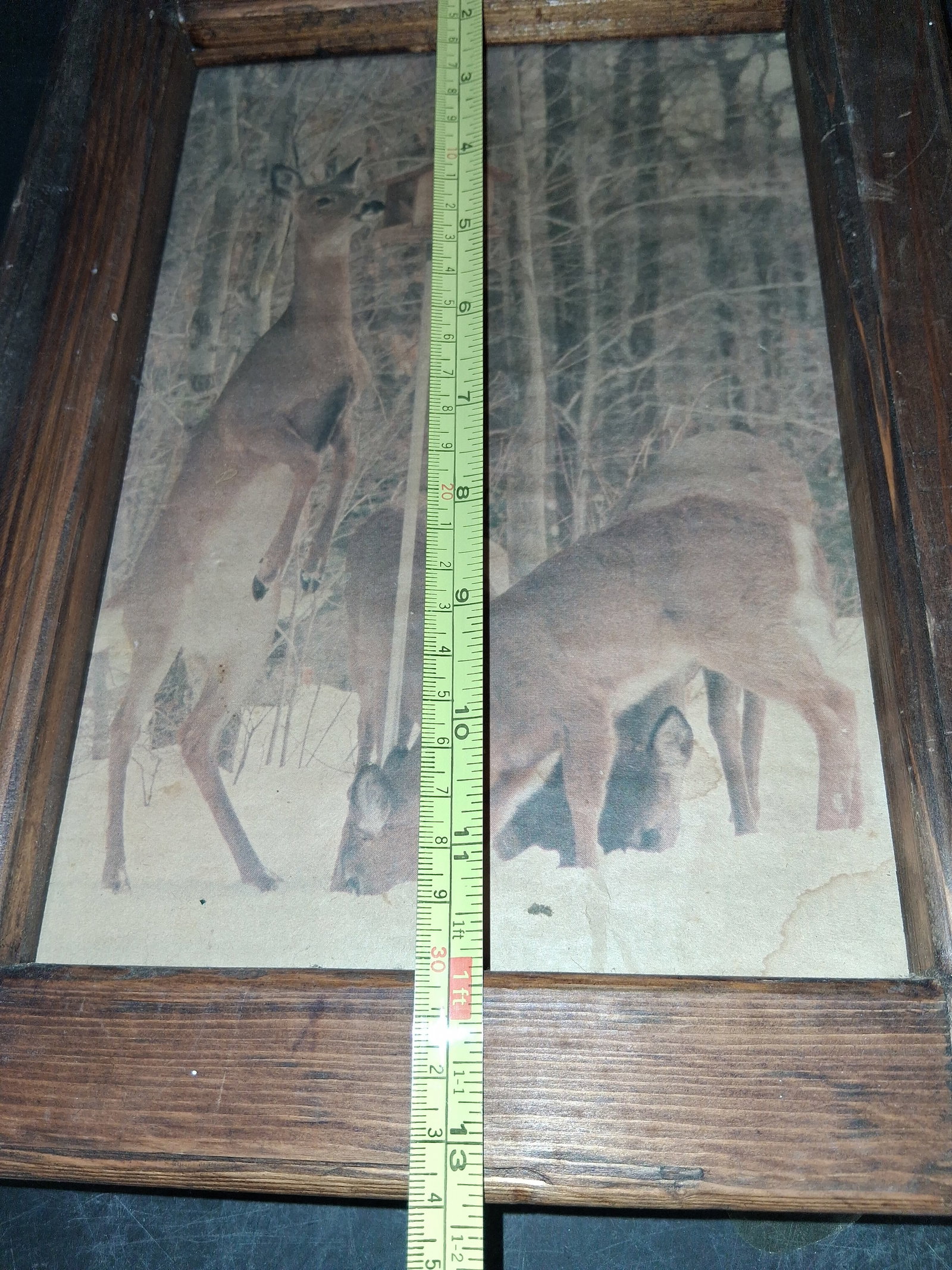 primitive folk art deer print - 6
