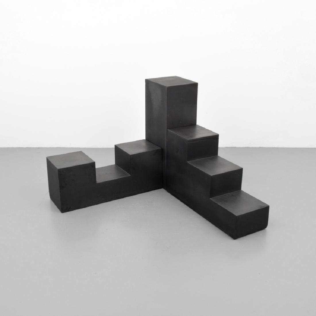 Mario Bellini GLI SCACCHI Furniture Elements, Set of 3: Designer (Artist), Manufacture: Mario Bellini; B&B Italia Markings: Atelier International Ltd. Label & molded imprint Country of Origin, Materials: Italy; Duraplum (R) polyurethane plastic Additional