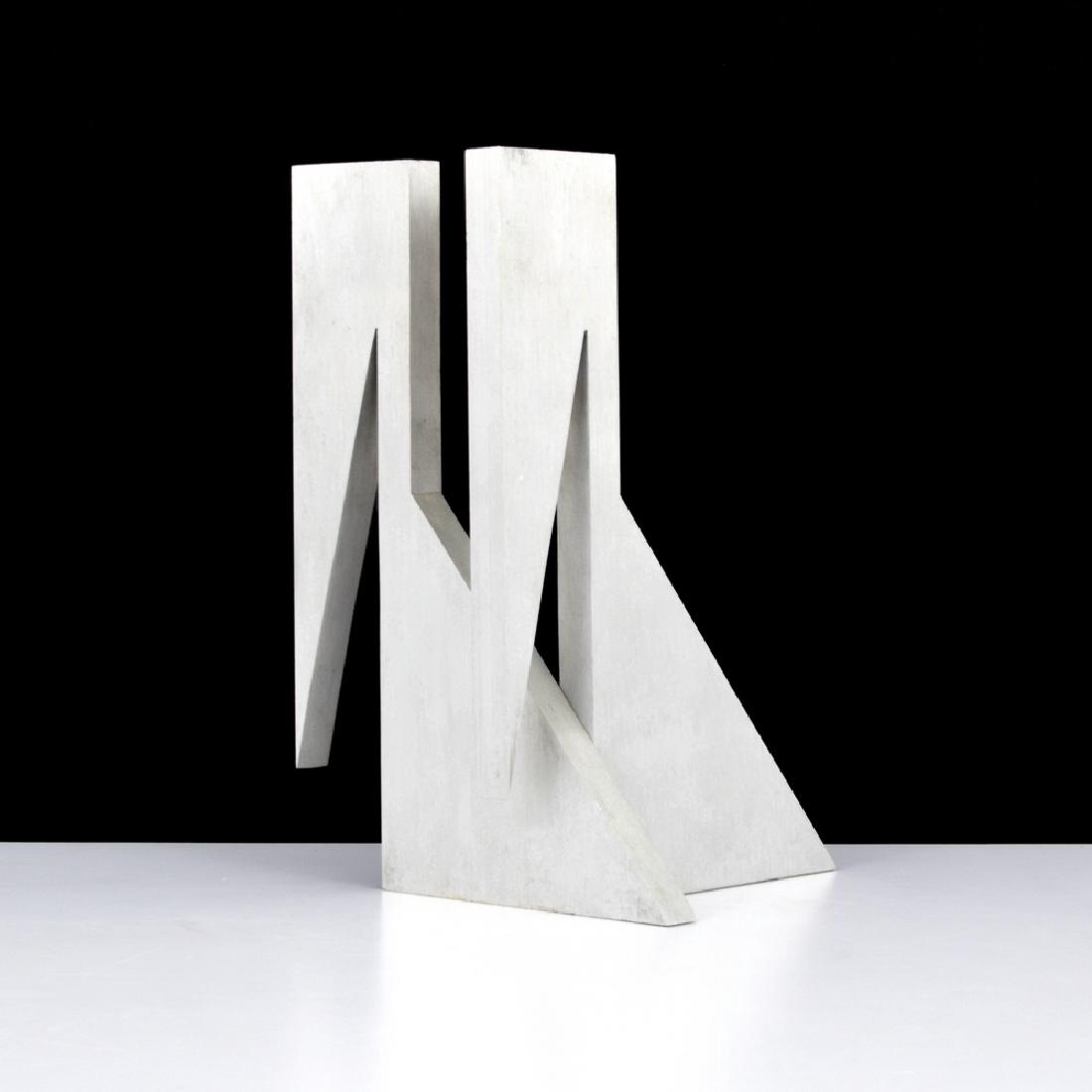 Large Larry Mohr Abstract Aluminum Sculpture: Designer (Artist), Manufacture: Larry Mohr (1921-2013) Markings: signed; ed. 1/8; 12/30/79 Country of Origin, Materials: American; aluminum Additional Information: Work is titled PELICANS I. Provenanc