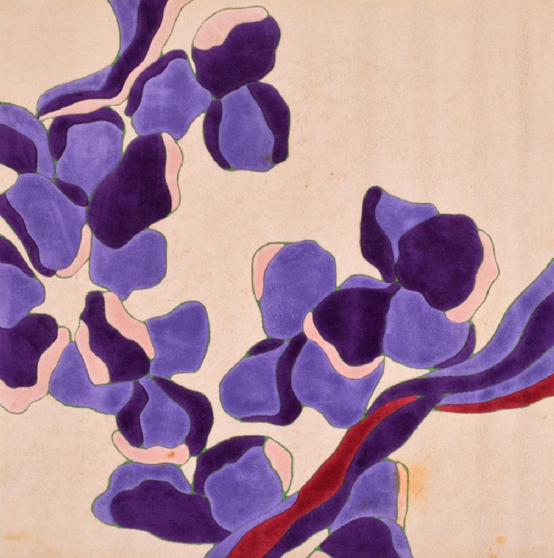 Edward Fields Rug: Designer (Artist), Manufacture: Edward Fields Markings: signed; 04379 Country of Origin, Materials: USA; 100% virgin wool face Additional Information: No additional information. Dimensions: 82"h, 84"