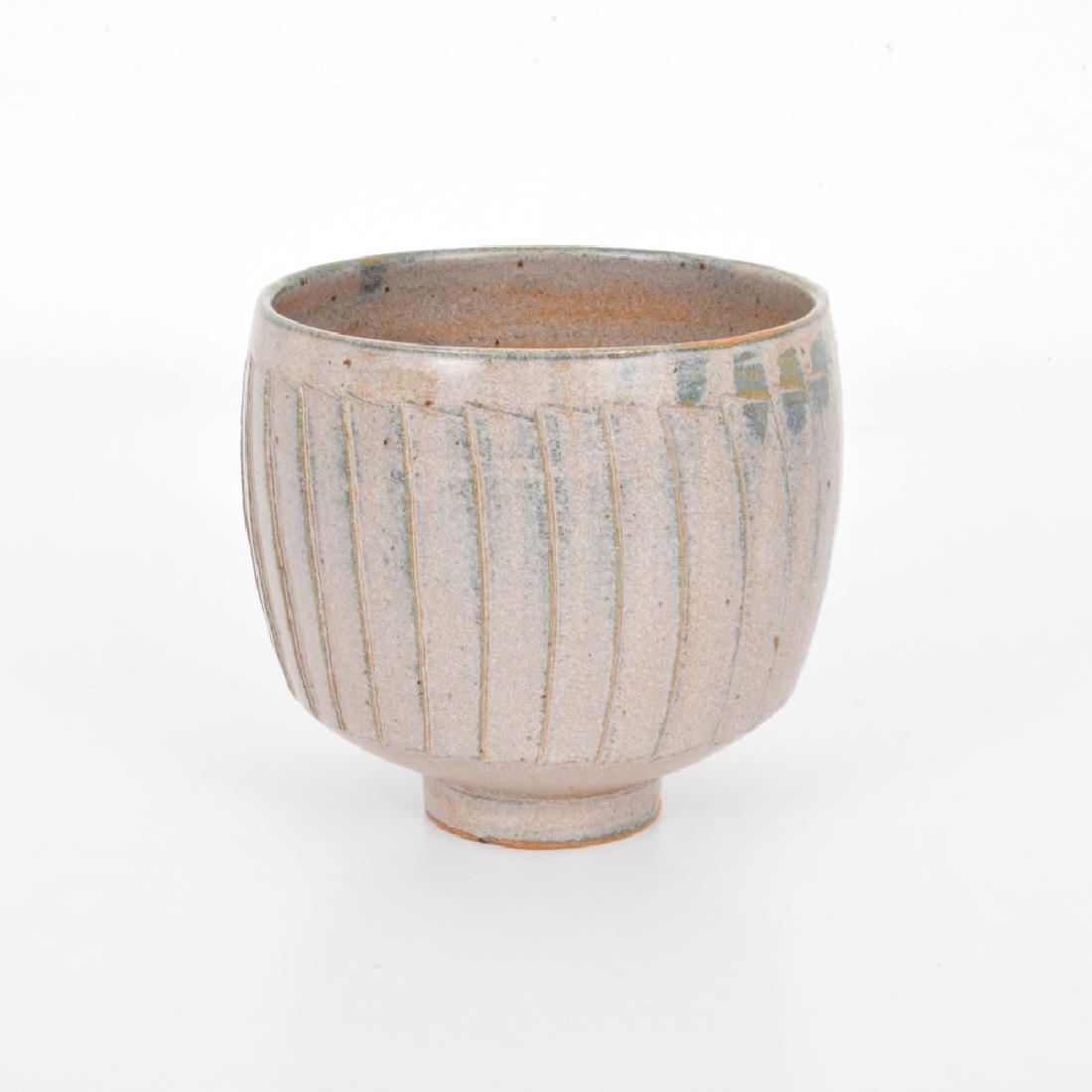 David Leach Vessel/Pot: Designer (Artist), Manufacture: David Leach (1911-2005) Markings: artist's cypher Country of Origin, Materials: British; pottery Additional Information: Gallery label affixed: Peter Dingley Gallery, S